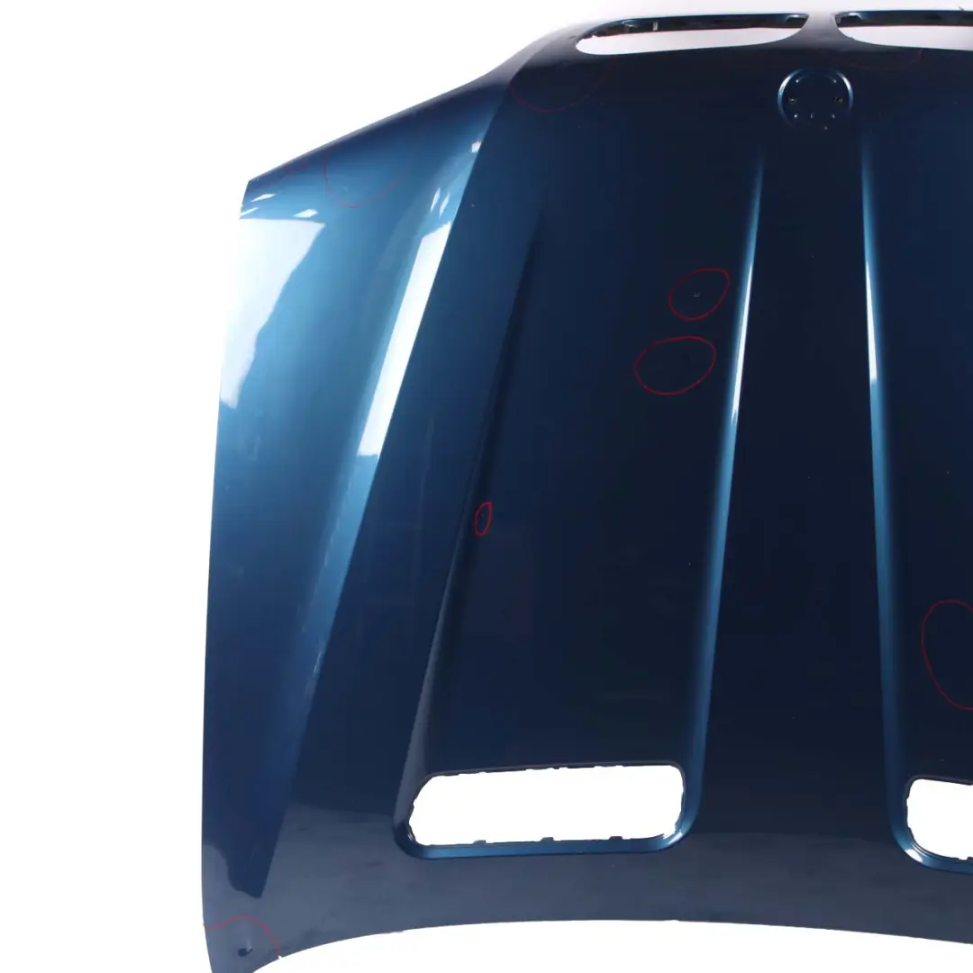 BMW X5 E53 Hood Bonnet Panel Cover Facelift Topasblau Topaz Blue - 364 - SKU 7121102-TPB - Part number 7162102