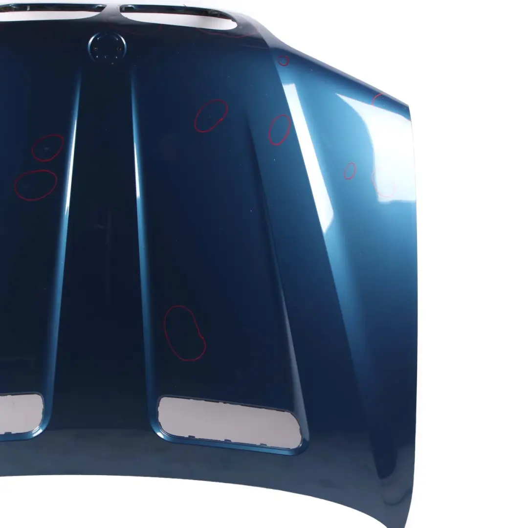 BMW X5 E53 Hood Bonnet Panel Cover Facelift Topasblau Topaz Blue - 364 - SKU 7121102-TPB - Part number 7162102