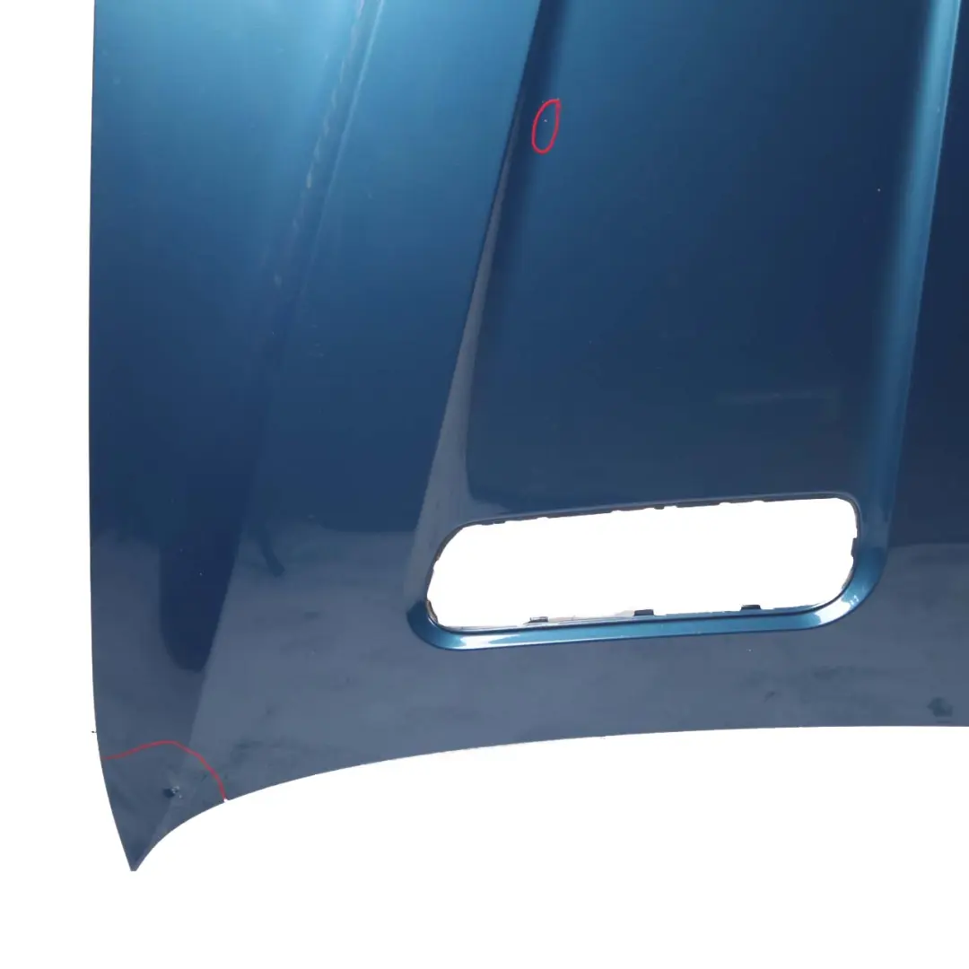 BMW X5 E53 Hood Bonnet Panel Cover Facelift Topasblau Topaz Blue - 364 - SKU 7121102-TPB - Part number 7162102