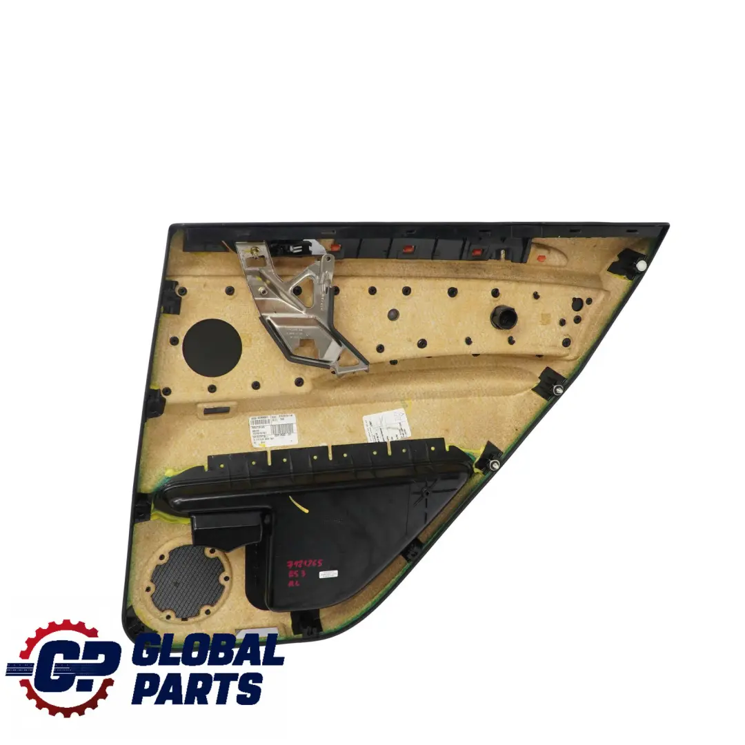 BMW X5 er E53 Türverkleidung Hinten Links Leder Schwarz Walknappa - SKU 7121265 - Teilenummer 7121265
