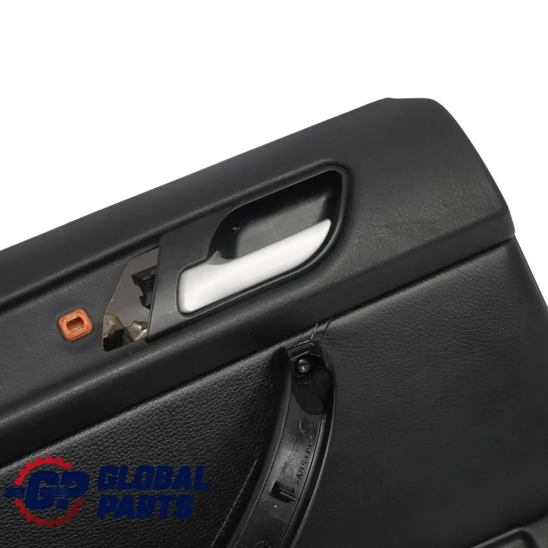 Leather Walknappa Rear Left N/S Door Card Trim Panel to BMW X5 Series E53 Black with Part number 7121265 BMW X5 Series E53 Black Leather Walknappa Rear Left N/S Door Card Trim Panel - SKU 7121265 - Part number 7121265