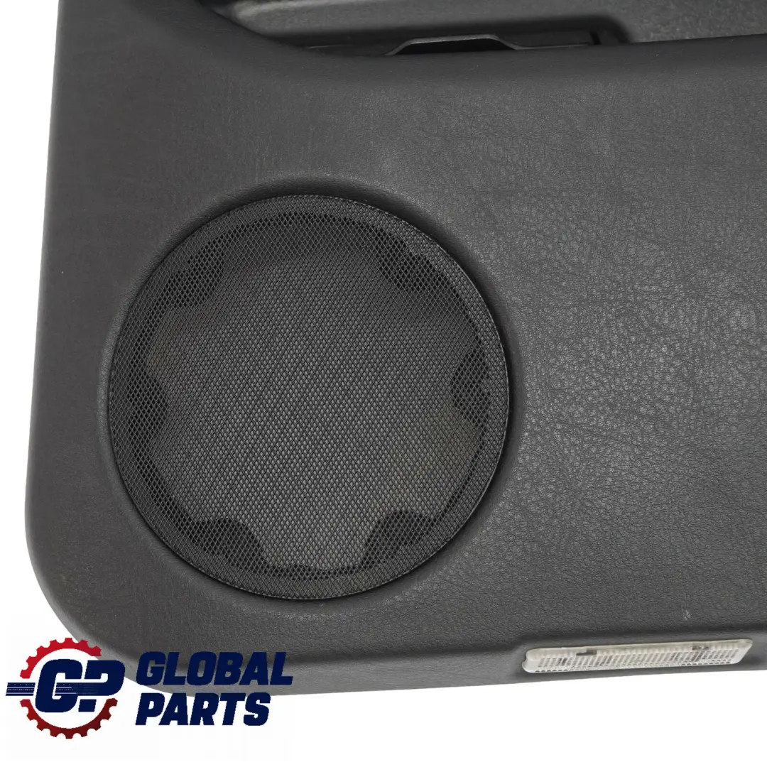 Leather Walknappa Rear Right O/S Door Card Trim Panel to BMW X5 Series E53 Black with Part number 7121266 BMW X5 Series E53 Black Leather Walknappa Rear Right O/S Door Card Trim Panel - SKU 7121266-1 - Part number 7121266