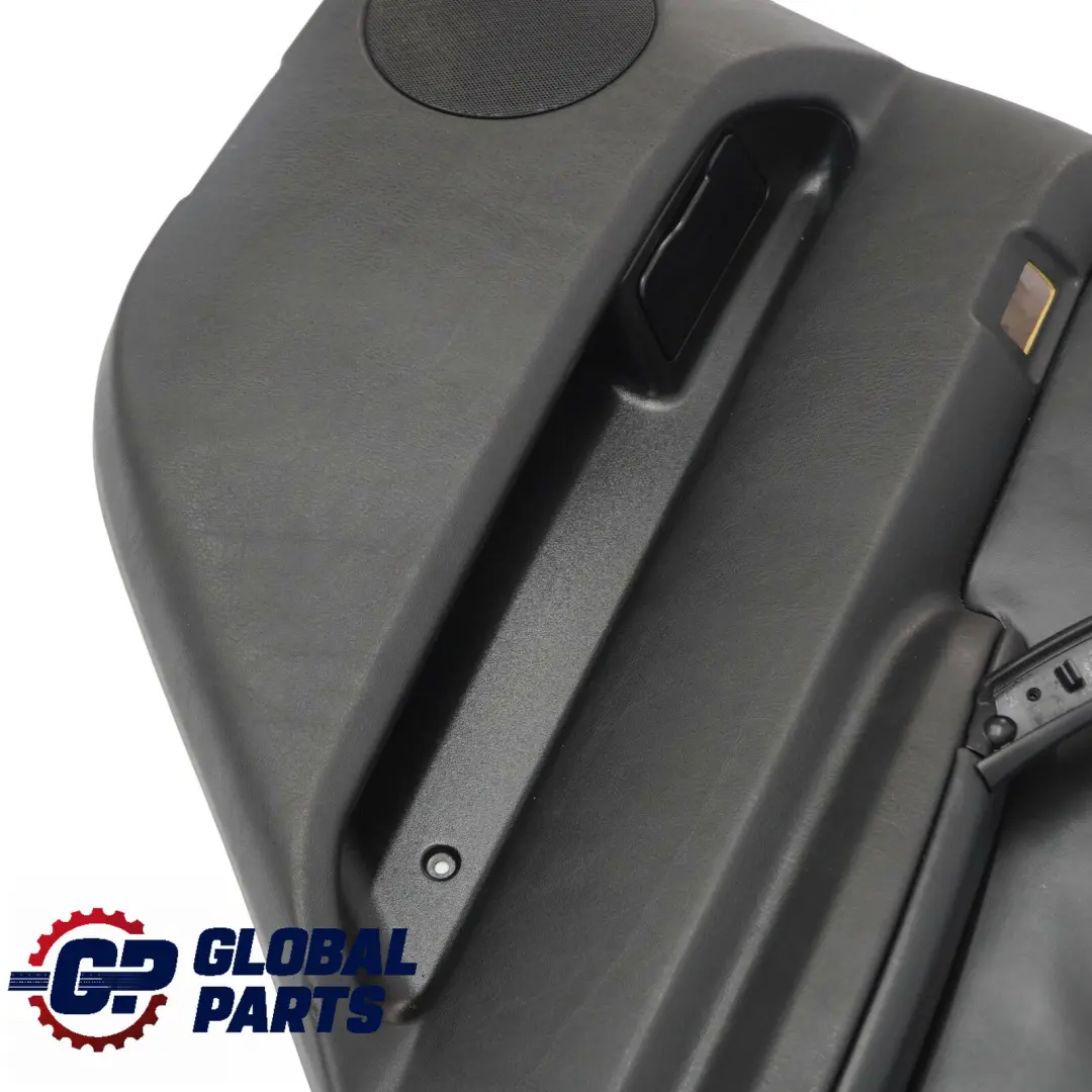 BMW X5 Series E53 Black Leather Walknappa Rear Right O/S Door Card Trim Panel - SKU 7121266-1 - Part number 7121266