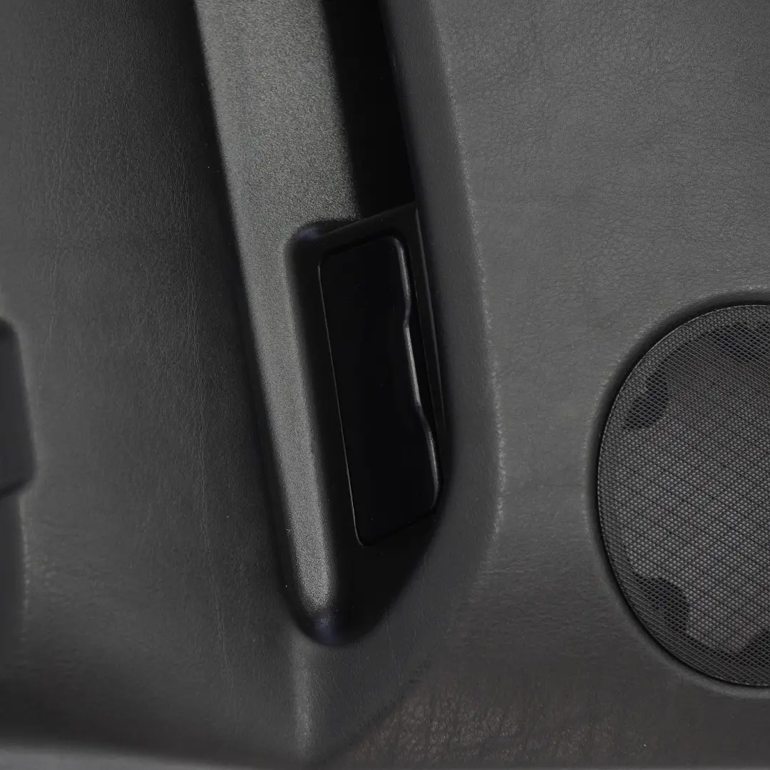 Leather Walknappa Rear Right O/S Door Card Trim Panel to BMW X5 Series E53 Black with Part number 7121266 BMW X5 Series E53 Black Leather Walknappa Rear Right O/S Door Card Trim Panel - SKU 7121266-1 - Part number 7121266