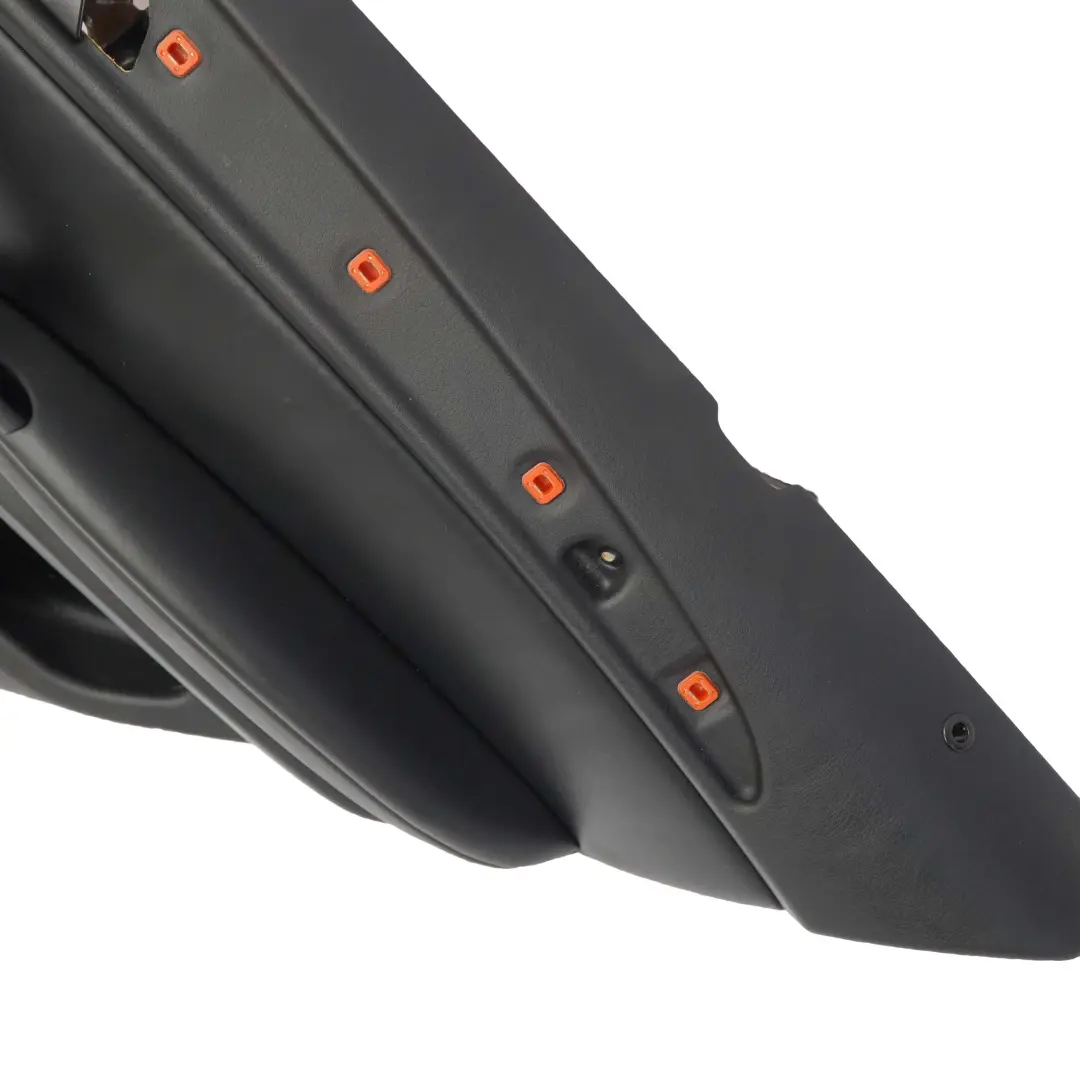 BMW X5 Series E53 Black Leather Walknappa Rear Right O/S Door Card Trim Panel - SKU 7121266-1 - Part number 7121266