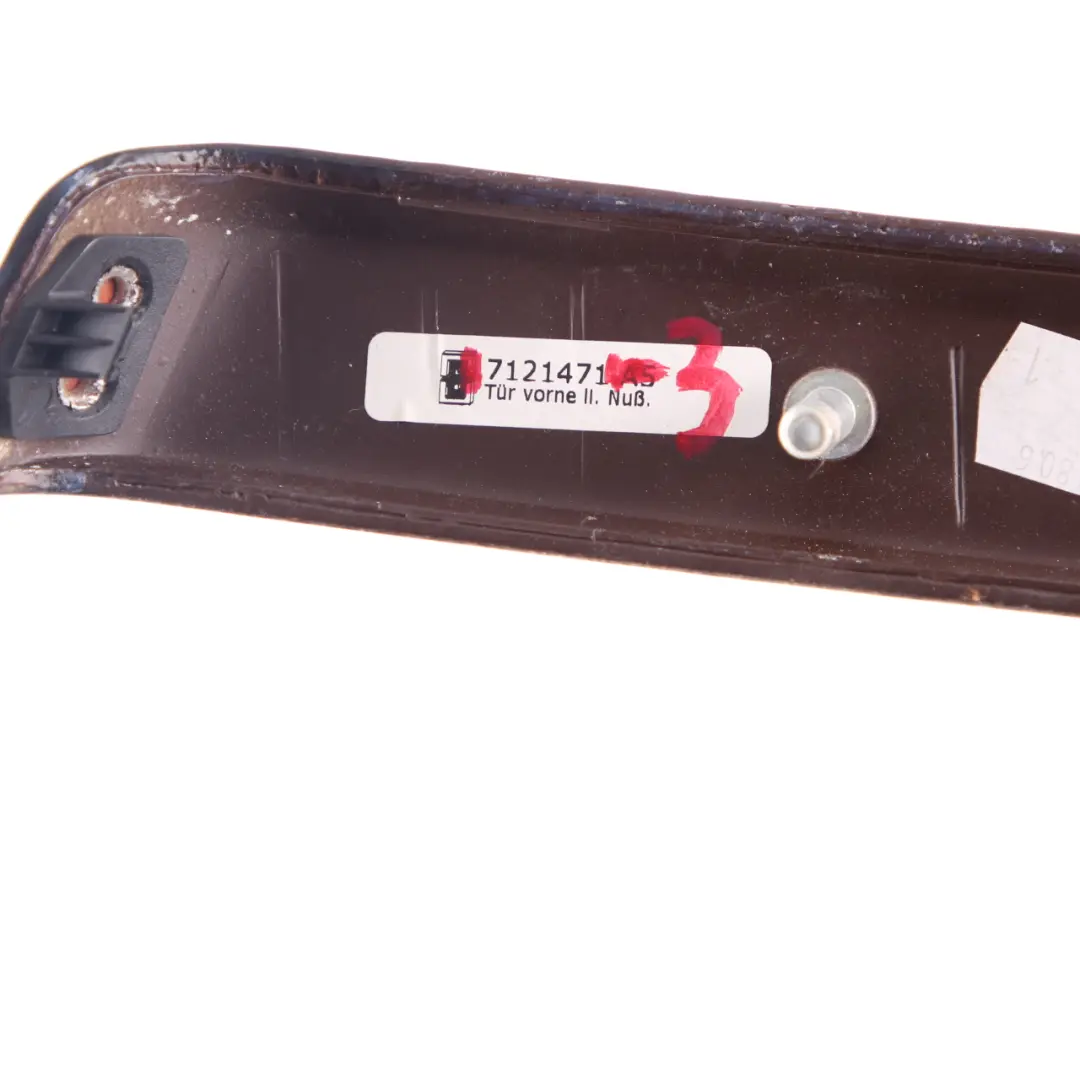 Door Card Strip BMW E90 E91 Trim Front Left N/S Panel Wood Burr Walnut to with Part number 7121471 Door Card Strip BMW E90 E91 Trim Front Left N/S Panel Wood Burr Walnut - SKU 7121471-3 - Part number 7121471