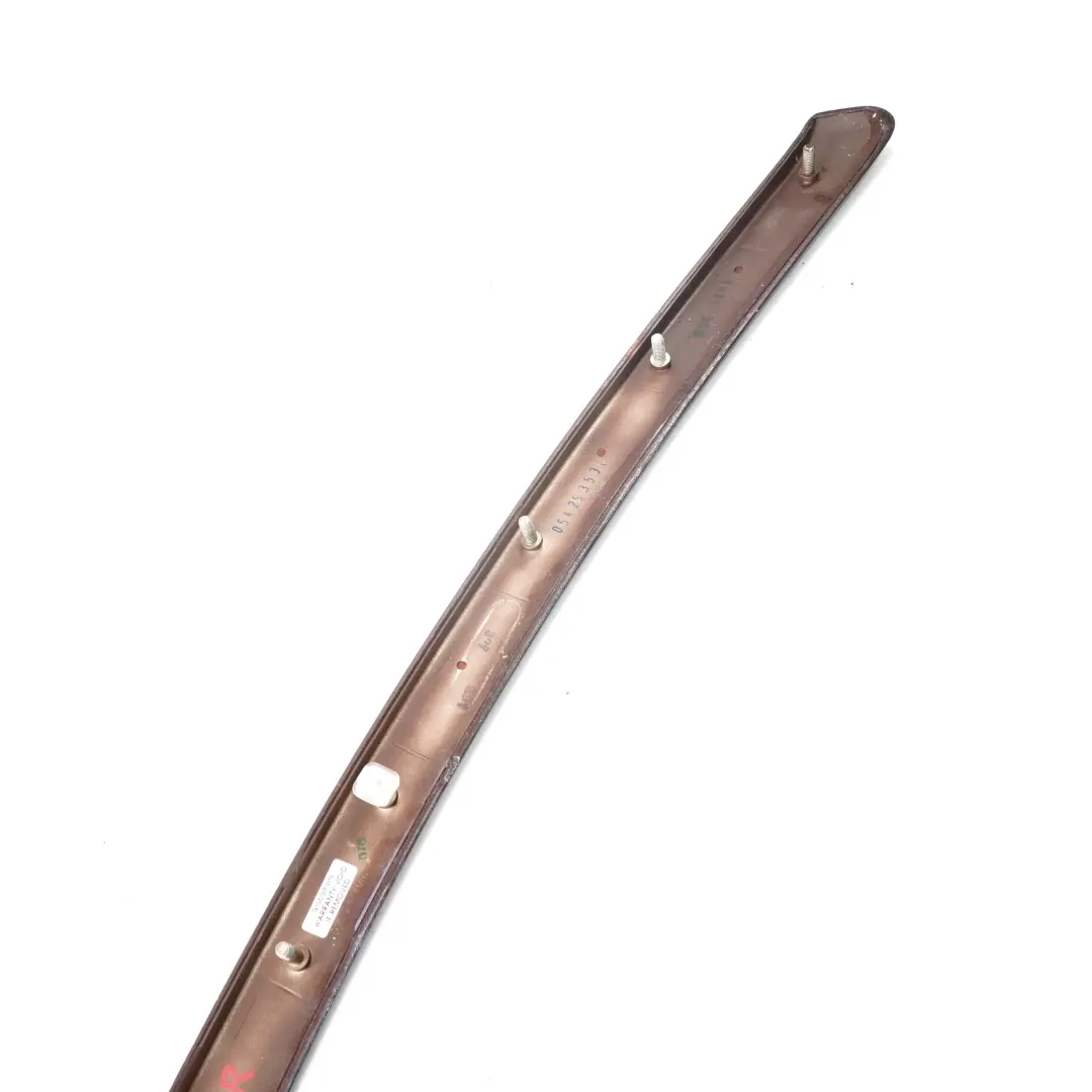 BMW E90 E91 Trim Door Strip Cover Front Right O/S Wood Burr Walnut - SKU 7121472-2 - Part number 7121472