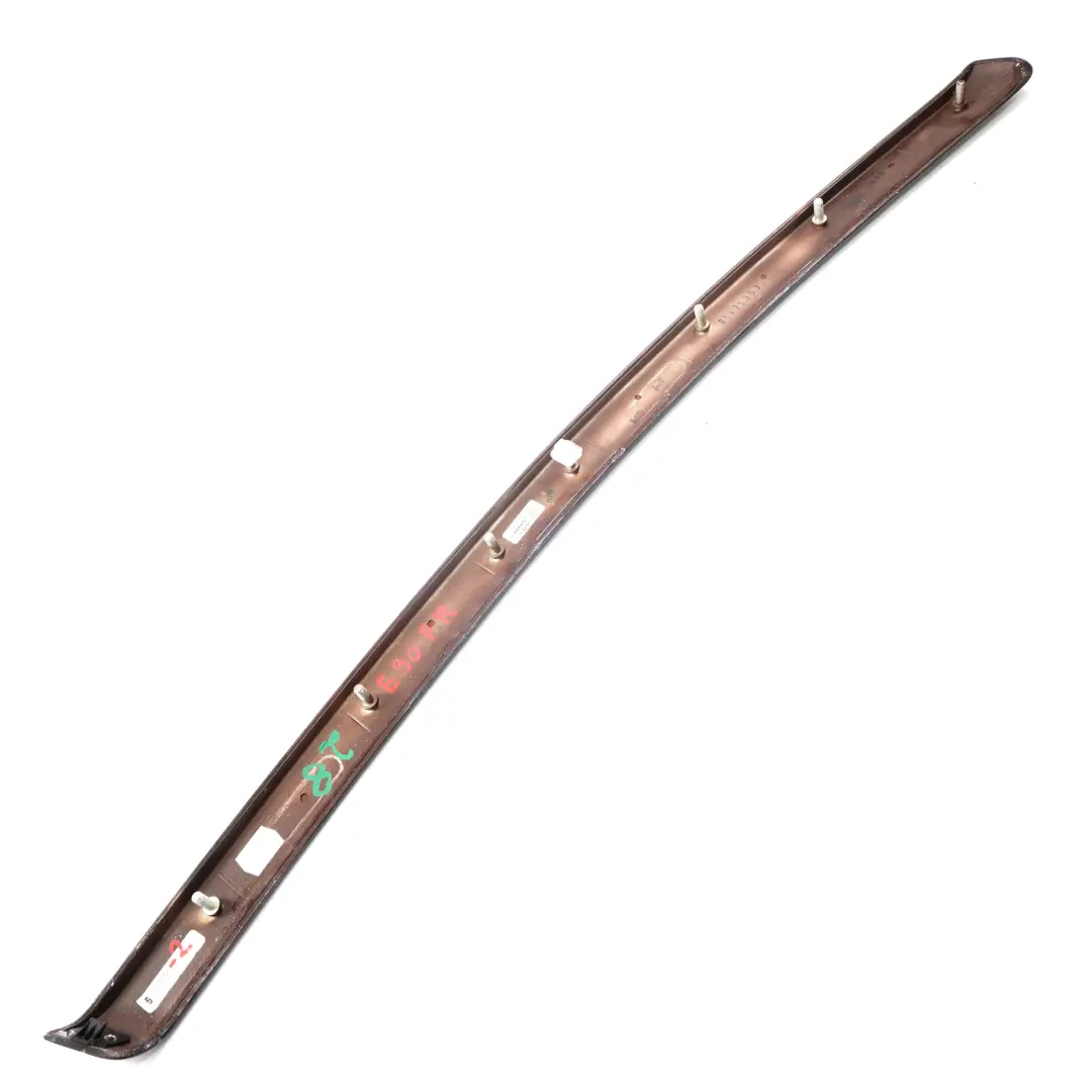 BMW E90 E91 Trim Door Strip Cover Front Right O/S Wood Burr Walnut - SKU 7121472-2 - Part number 7121472