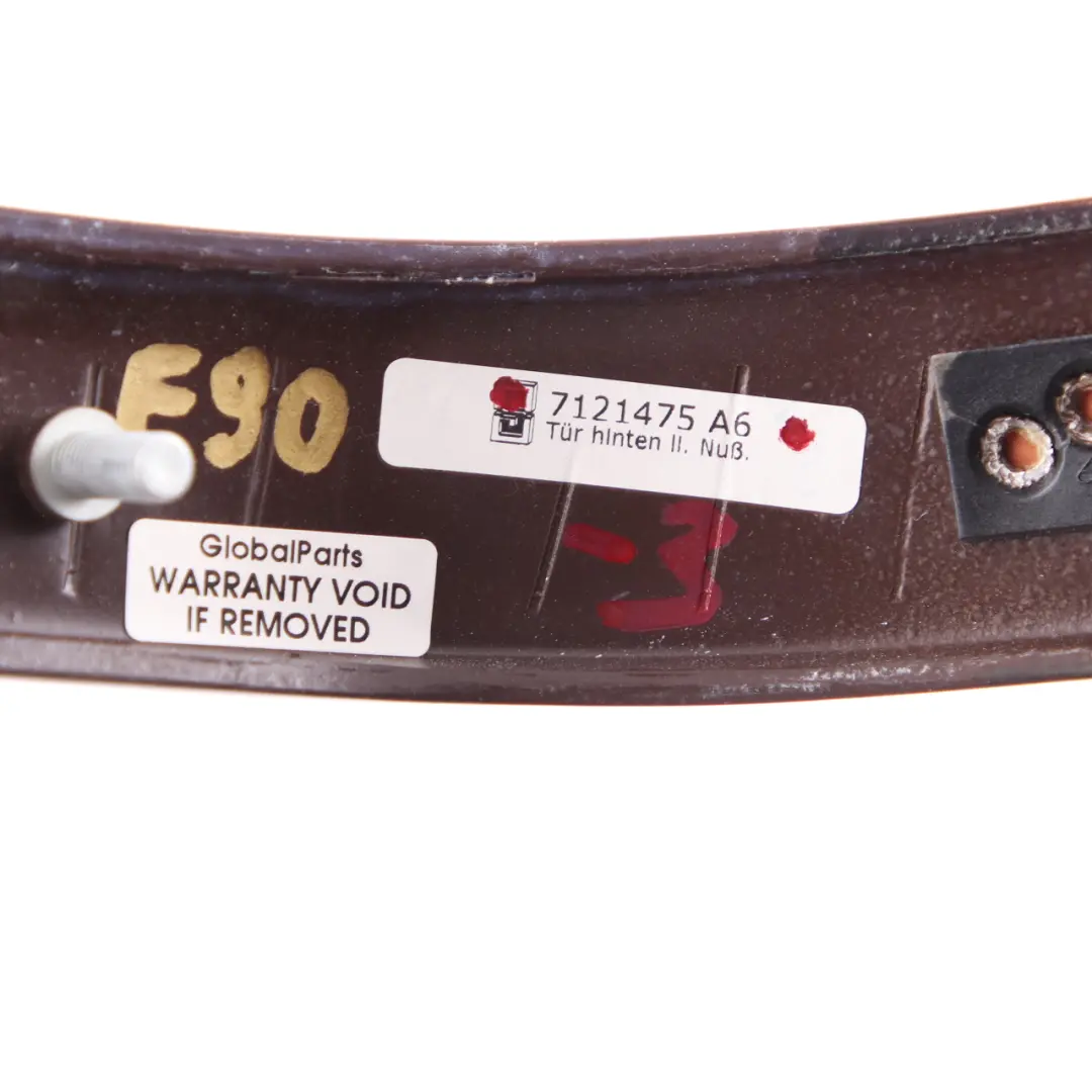 Trim Door Rear Left N/S Strip Wood Burr Walnut to BMW 3 Series 3 E90 E91 with Part number 7121475 BMW 3 Series 3 E90 E91 Trim Door Rear Left N/S Strip Wood Burr Walnut - SKU 7121475-3 - Part number 7121475