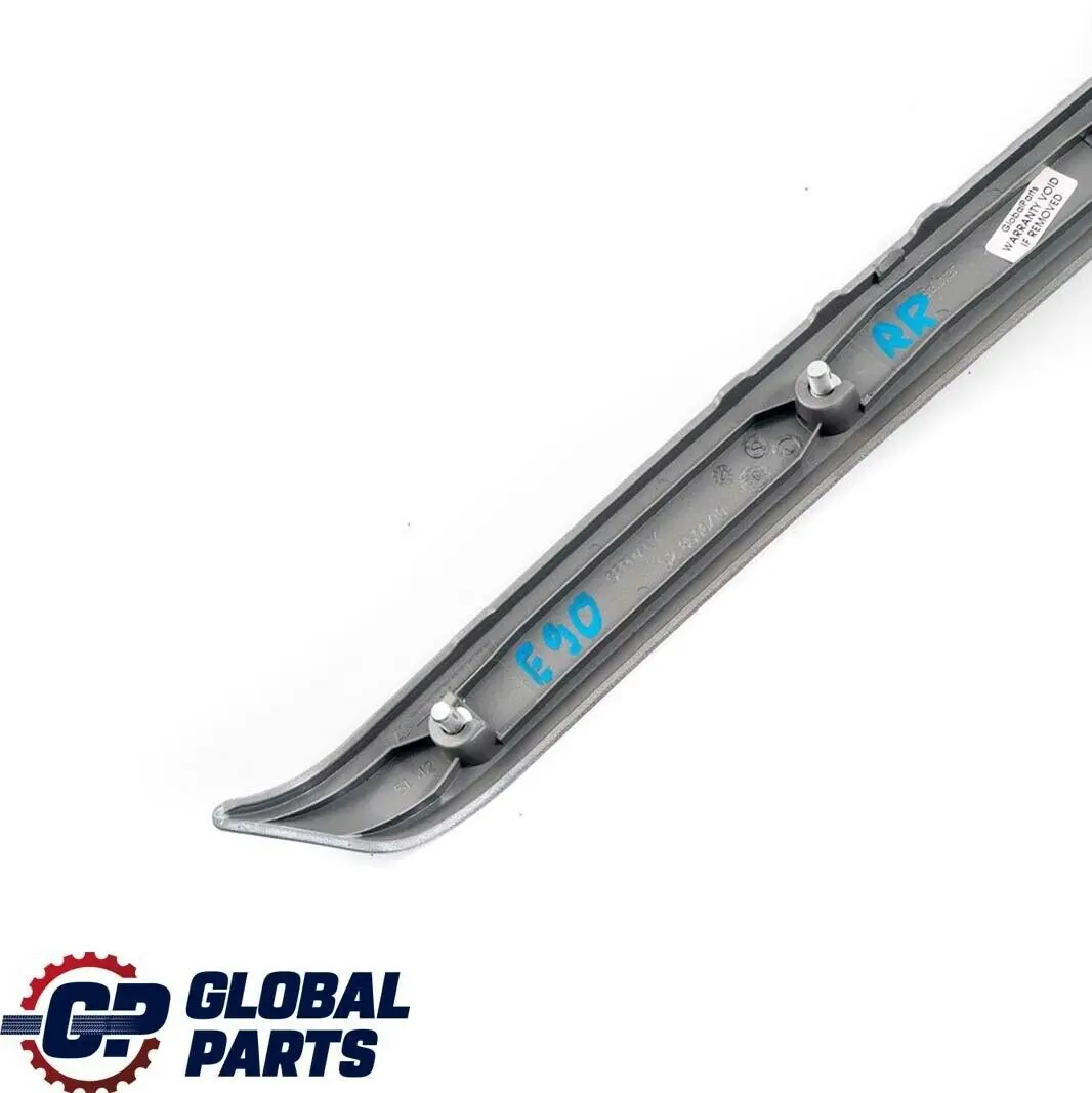 BMW 3 er E90 E91 Dekorleiste Tür Hinten Rechts Titan Silber - SKU 7121478 - Teilenummer 7121478