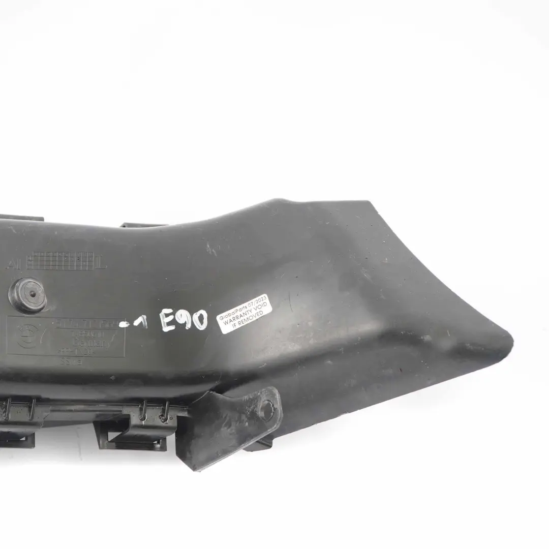 BMW E90 E91 Guidage De L'Air Frein Avant Gauche Roue Refroidissement Canal - SKU 7121569-1 - Numéro de pièce 7121569