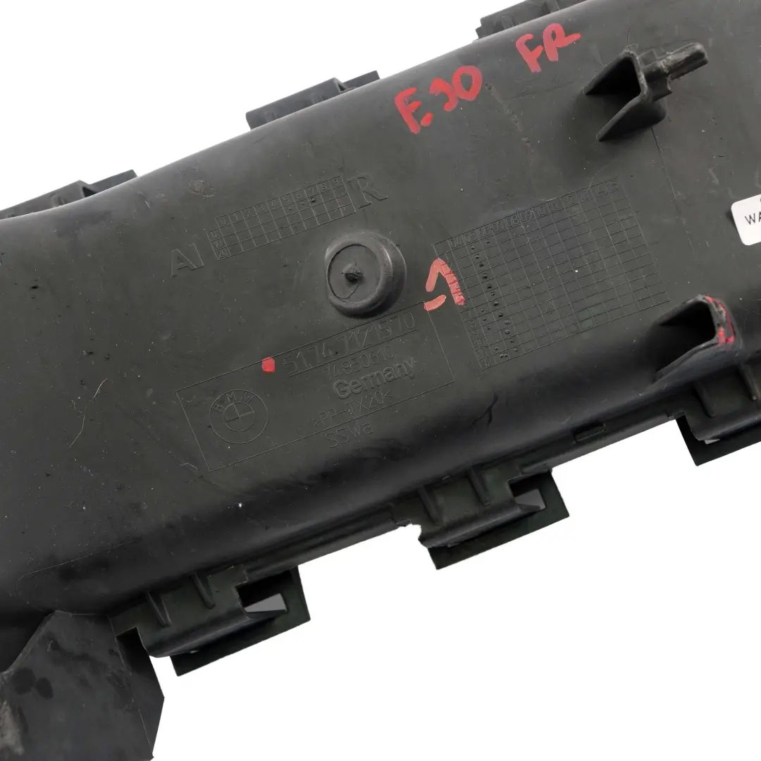 BMW E90 E91 Parachoques Delantero Derecho Conducto De Aire De Freno - SKU 7121570-1 - Número de pieza 7121570