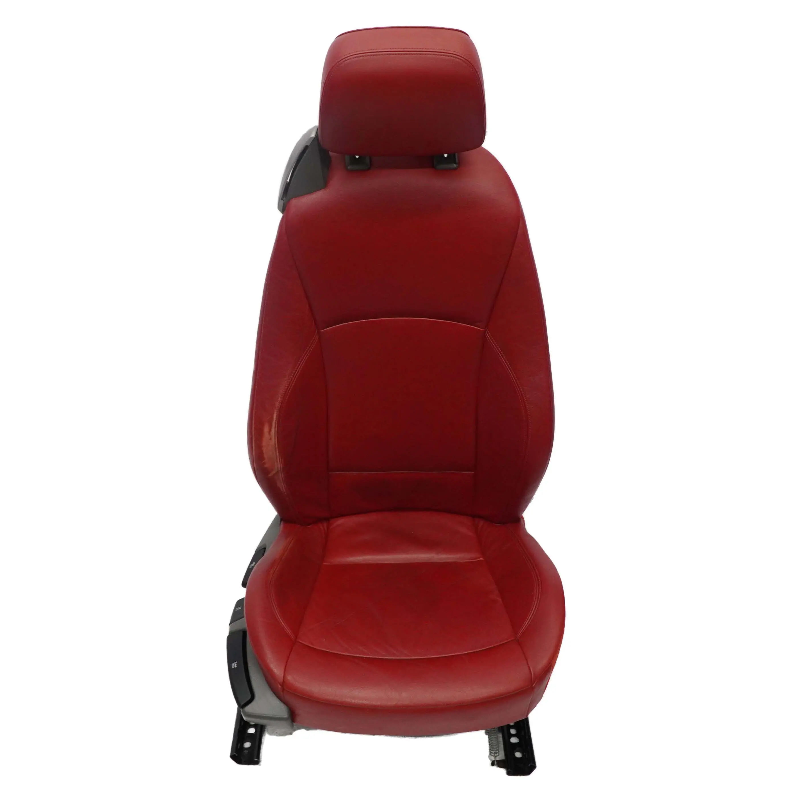 Sedile Anteriore BMW Z4 E85 E86 Roadster Riscaldato In Pelle Rossa Destra Oregon