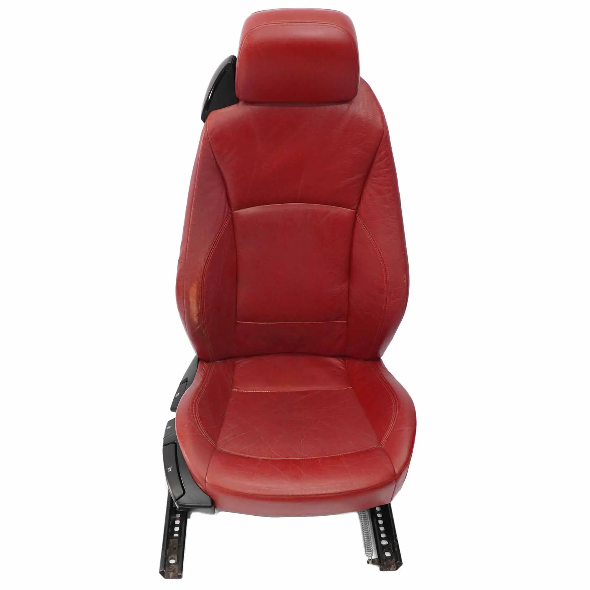 BMW Z4 E85 E86 Cabrio Roadster Cuero Rojo Delantero Derecho Asiento Oregon