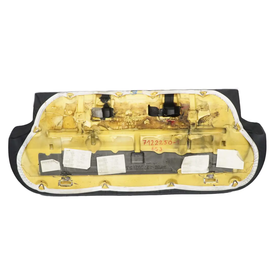 Negro Walknappa Exclusivo Interior De Cuero Asiento Trasero Banqueta para BMW X5 E53 con número de pieza 7122250 BMW X5 E53 Negro Walknappa Exclusivo Interior De Cuero Asiento Trasero Banqueta - SKU 7122250-1 - Número de pieza 7122250