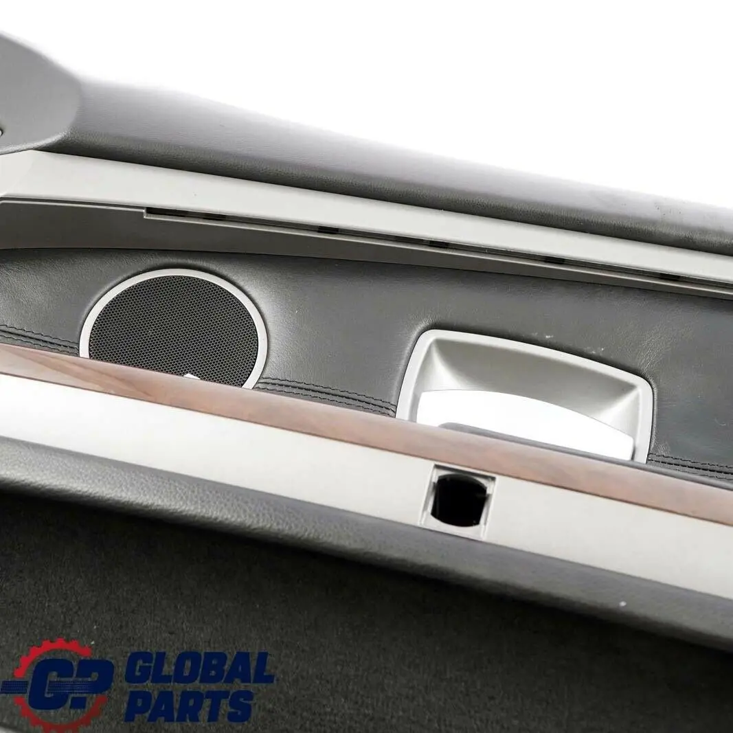 BMW 7 Series E65 E66 Front Right O/S Door Card Leather Pearl Black Lining Trim - SKU 7122380 - Part number 7122380