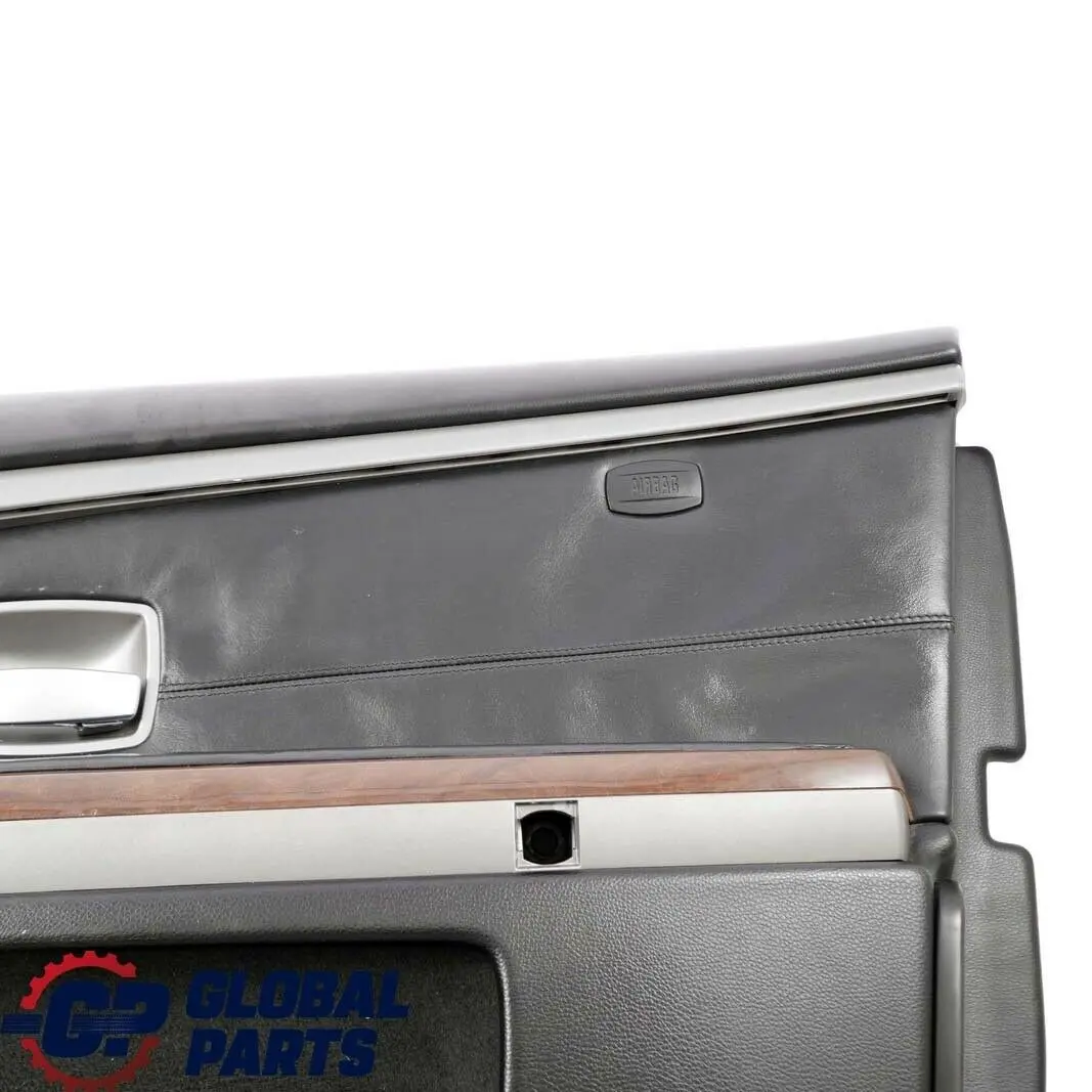 Türverkleidung Abdeckung Vorne Rechts Leder Pearl Schwarz BMW 7 er E65 E66 - SKU 7122380 - Teilenummer 7122380