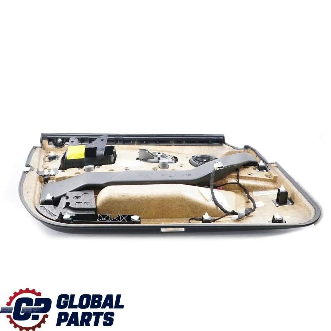 Delantera Derecha Tarjeta De Puerta De cuero Negro Perla Forro Trim para BMW E65 E66 con número de pieza 7122380 BMW E65 E66 Delantera Derecha Tarjeta De Puerta De cuero Negro Perla Forro Trim - SKU 7122380 - Número de pieza 7122380