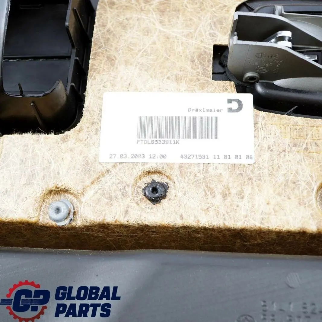 Delantera Derecha Tarjeta De Puerta De cuero Negro Perla Forro Trim para BMW E65 E66 con número de pieza 7122380 BMW E65 E66 Delantera Derecha Tarjeta De Puerta De cuero Negro Perla Forro Trim - SKU 7122380 - Número de pieza 7122380