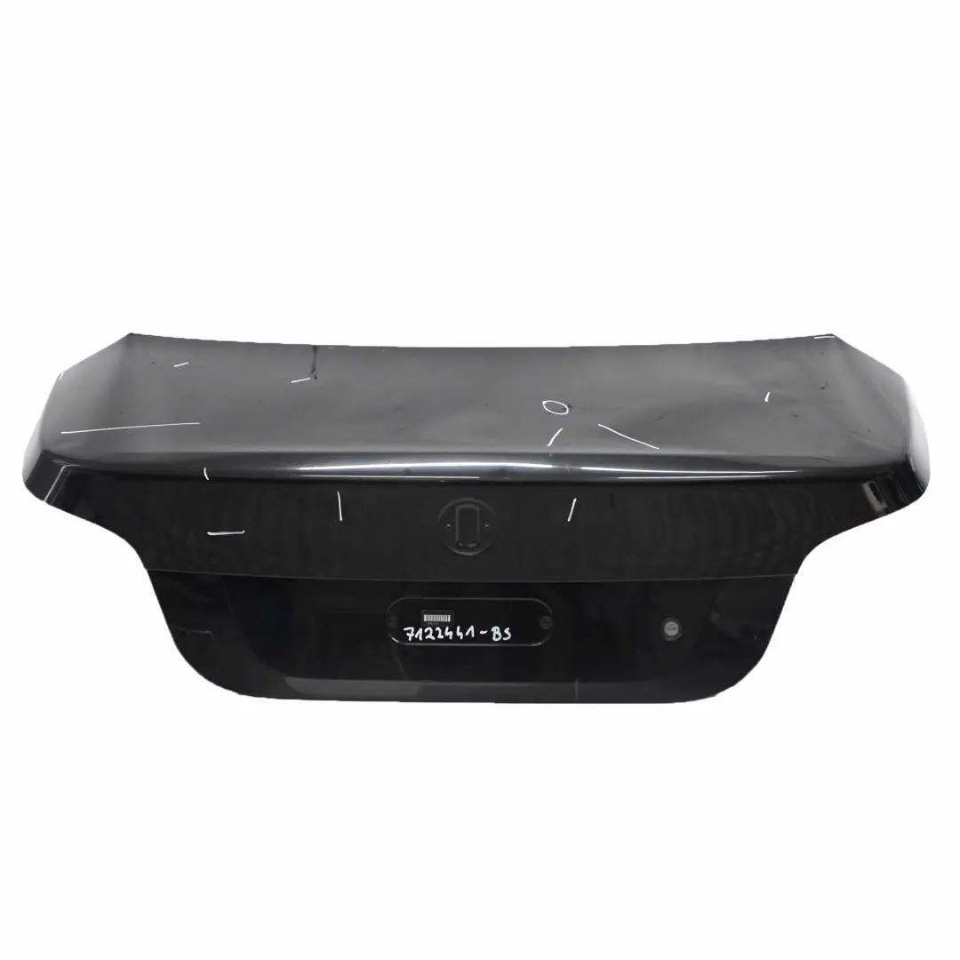 Boot Trunk Lid Tailgate Rear Panel Black Sapphire Metallic - 475 to BMW E60 with Part number 7122441 BMW E60 Boot Trunk Lid Tailgate Rear Panel Black Sapphire Metallic - 475 - SKU 7122441-BS - Part number 7122441