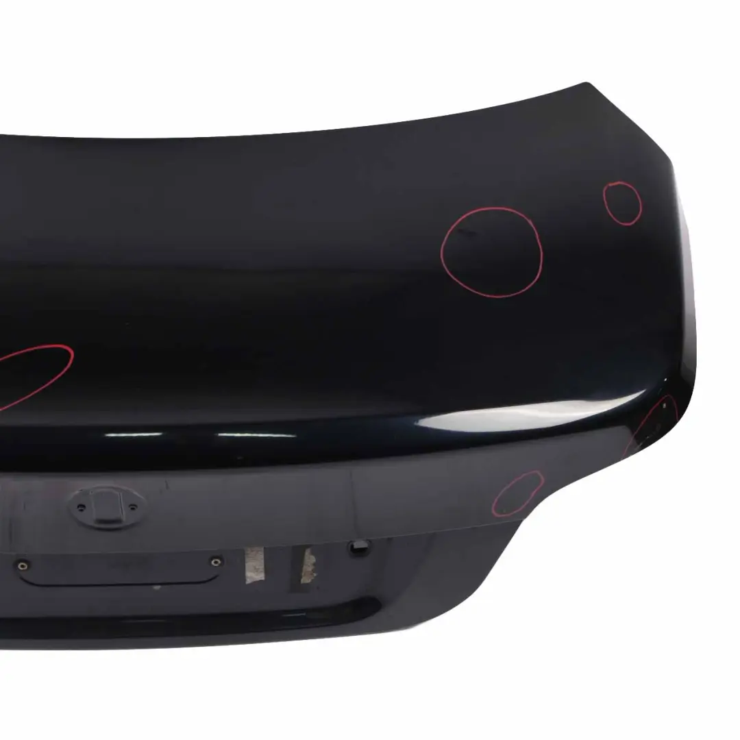 Boot Trunk Lid Tailgate Carbonschwarz Carbon Black Metallic - 416 to BMW E60 with Part number 7122441 BMW E60 Boot Trunk Lid Tailgate Carbonschwarz Carbon Black Metallic - 416 - SKU 7122441-CAR - Part number 7122441