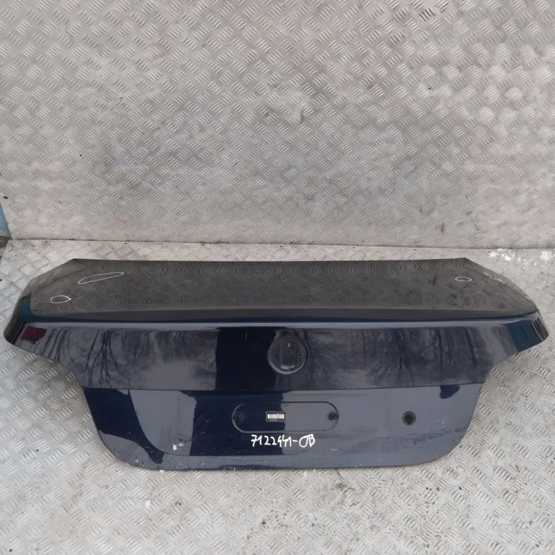 BMW 5 Series E60 Trunk Boot Lid Tailgate Orientblau Orient Blue Metallic 317 - SKU 7122441-OB - Part number 7122441