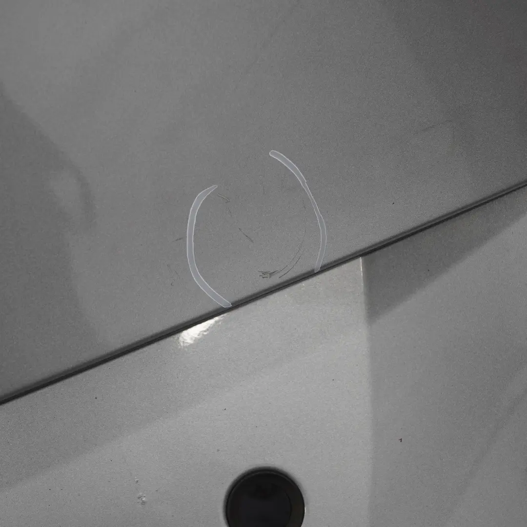 BMW 5 Series E60 Trunk Boot Lid Tailgate Silbergrau Silver Grey Metallic - A08 - SKU 7122441-SBG - Part number 7122441