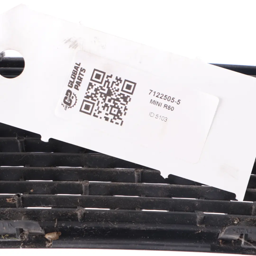 Grille Mini Cooper R50 R53 R52 Front Left N/S Scuttle Panel Trim Black to with Part number 7122505 Grille Mini Cooper R50 R53 R52 Front Left N/S Scuttle Panel Trim Black - SKU 7122505-5 - Part number 7122505