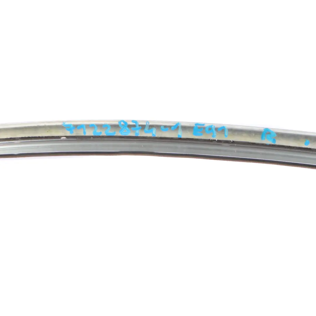 BMW E91 Touring Moulding Trim Right O/S Side Frame Trim Strip Cover Silver - SKU 7122874-1 - Part number 7122874