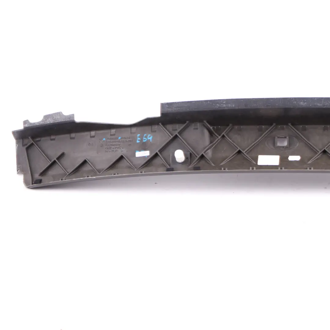 BMW E64 Interior Windscreen Cover Folding Top Upper Trim Panelling - SKU 7123319 - Part number 7123319