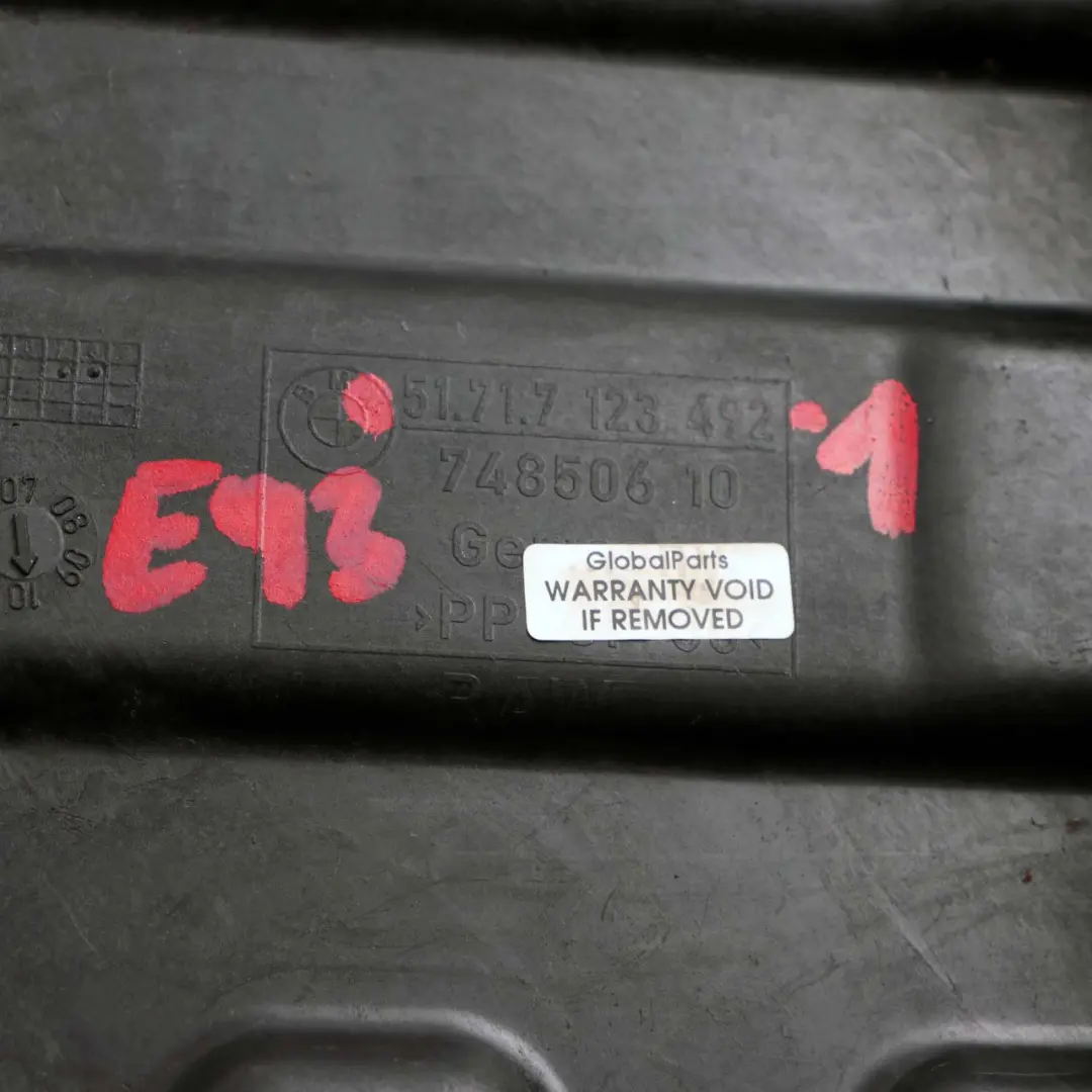 Boot Storage Tray Floor Rear Plastic Trunk Box to BMW 3 Series E93 1 with Part number 7123492 BMW 3 Series E93 1 Boot Storage Tray Floor Rear Plastic Trunk Box - SKU 7123492-1 - Part number 7123492