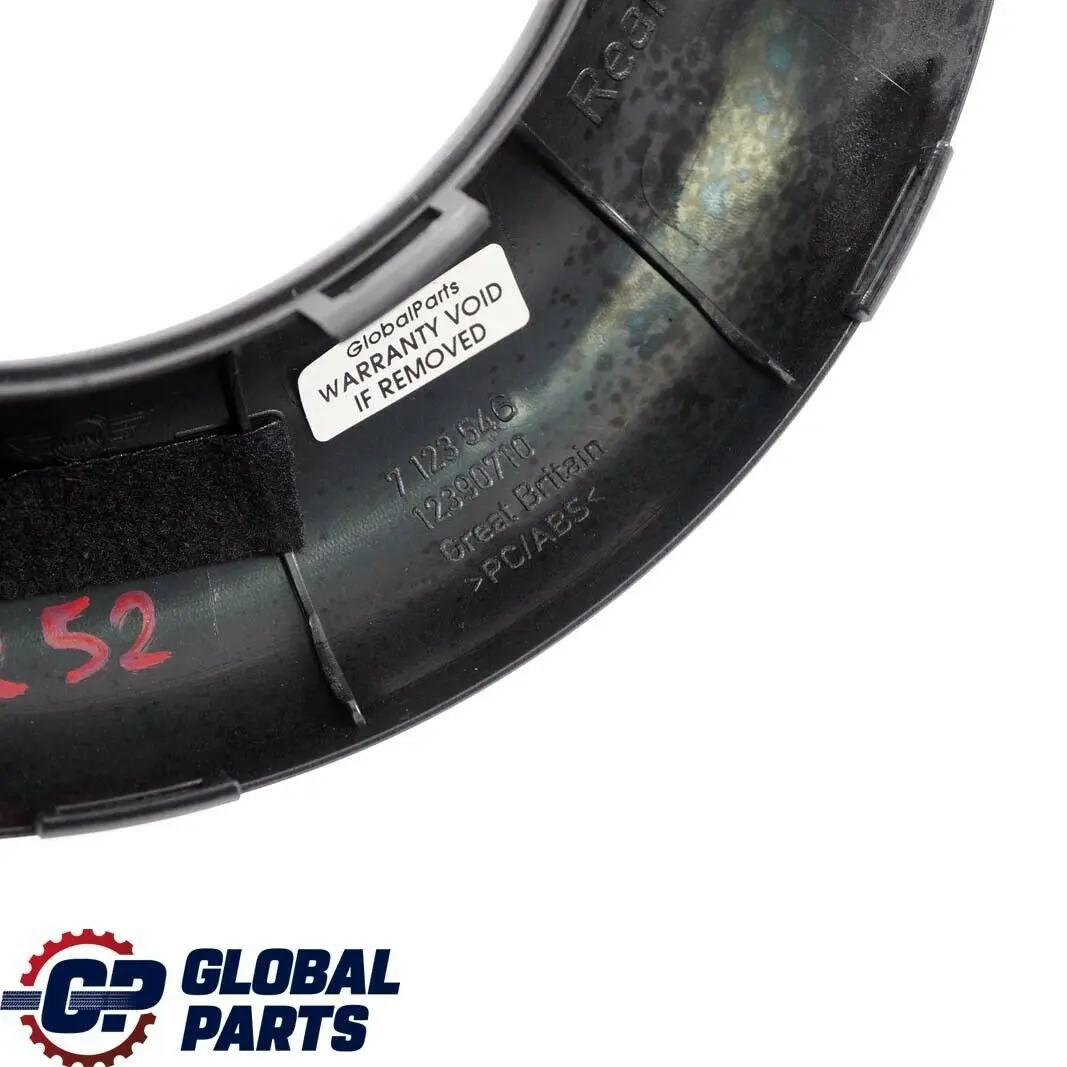 Roll Bar Trim Panel Cover Right O/S Panther Black to BMW Mini Cabrio R52 with Part number 7123546 BMW Mini Cabrio R52 Roll Bar Trim Panel Cover Right O/S Panther Black - SKU 7123550 - Part number 7123546