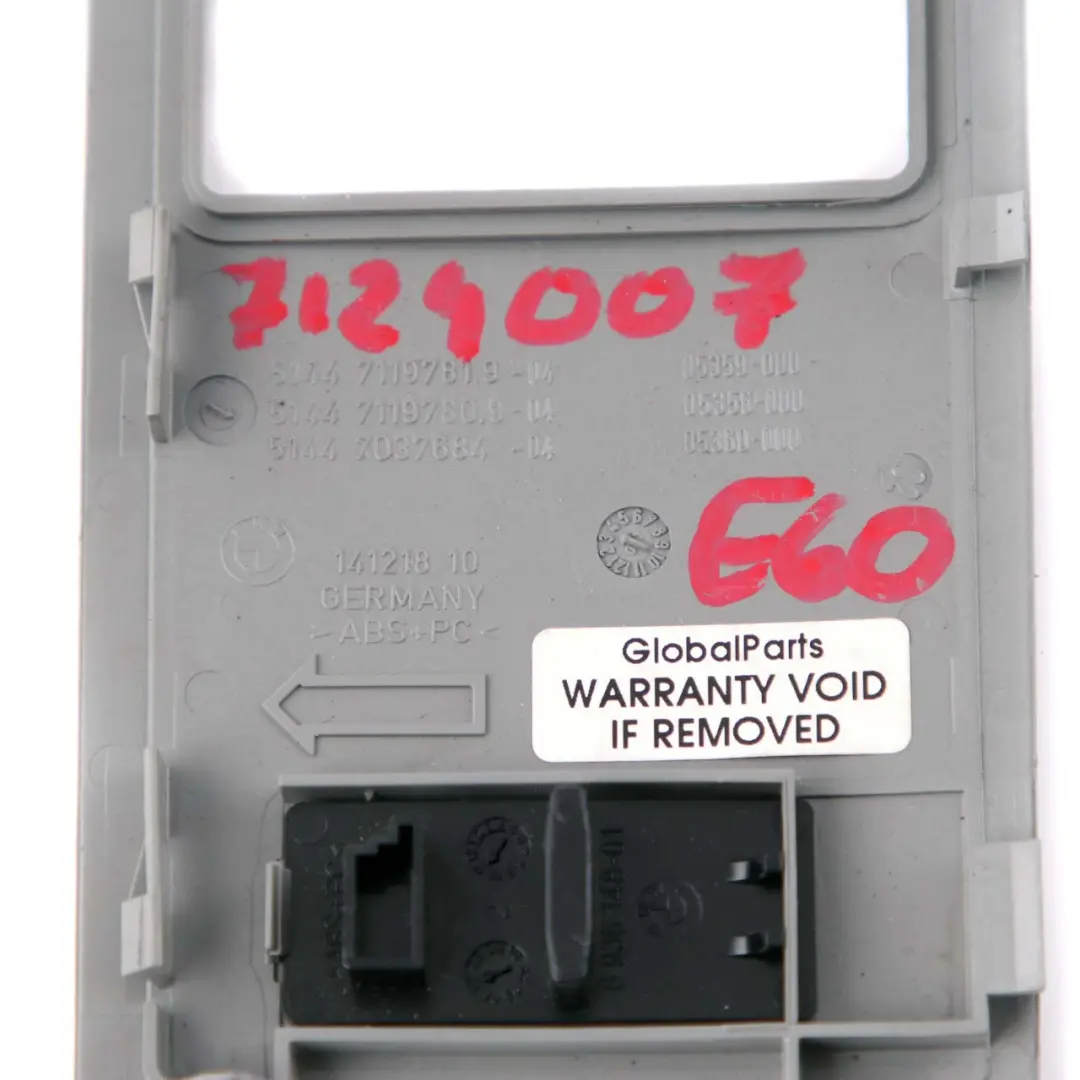 BMW E60 E61 Dachhimmel Vorne Dachabdeckung Himmelgrau Grau 7119781 - SKU 7124007 - Teilenummer 7124007
