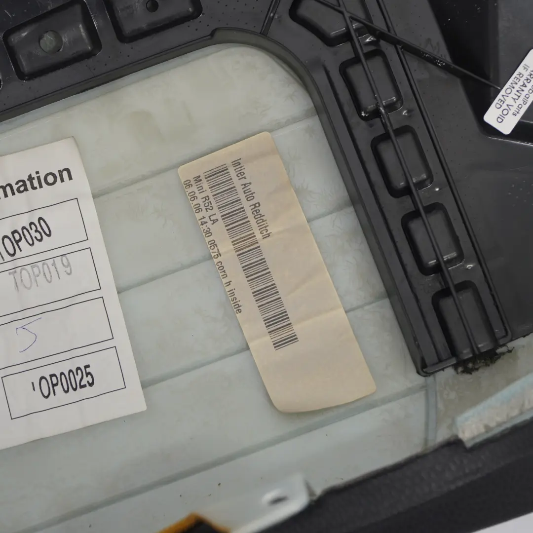 Verkleidung Instrumententafel Oben Panther Schwarz für MINI Cooper One R50 R52 R53 mit Teilenummer 7124288 MINI Cooper One R50 R52 R53 Verkleidung Instrumententafel Oben Panther Schwarz - SKU 7124288-1 - Teilenummer 7124288