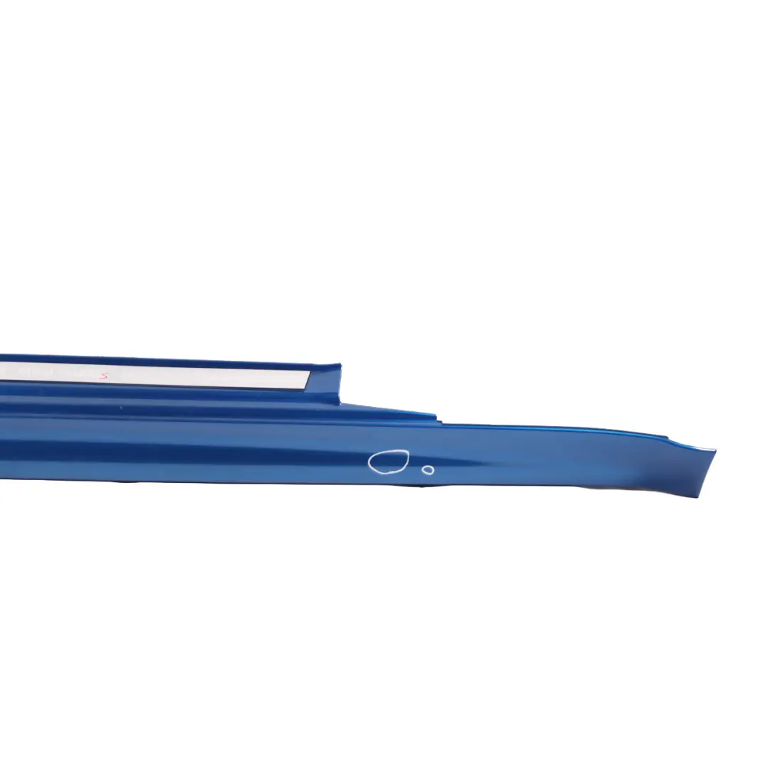 Side Skirt Cooper S Left N/S Sill Strip Cover Trim Panel Hyper Blue A28 to Mini R52 with Part number 1505863 Mini R52 Side Skirt Cooper S Left N/S Sill Strip Cover Trim Panel Hyper Blue A28 - SKU 7124375-HYB1 - Part number 1505863
