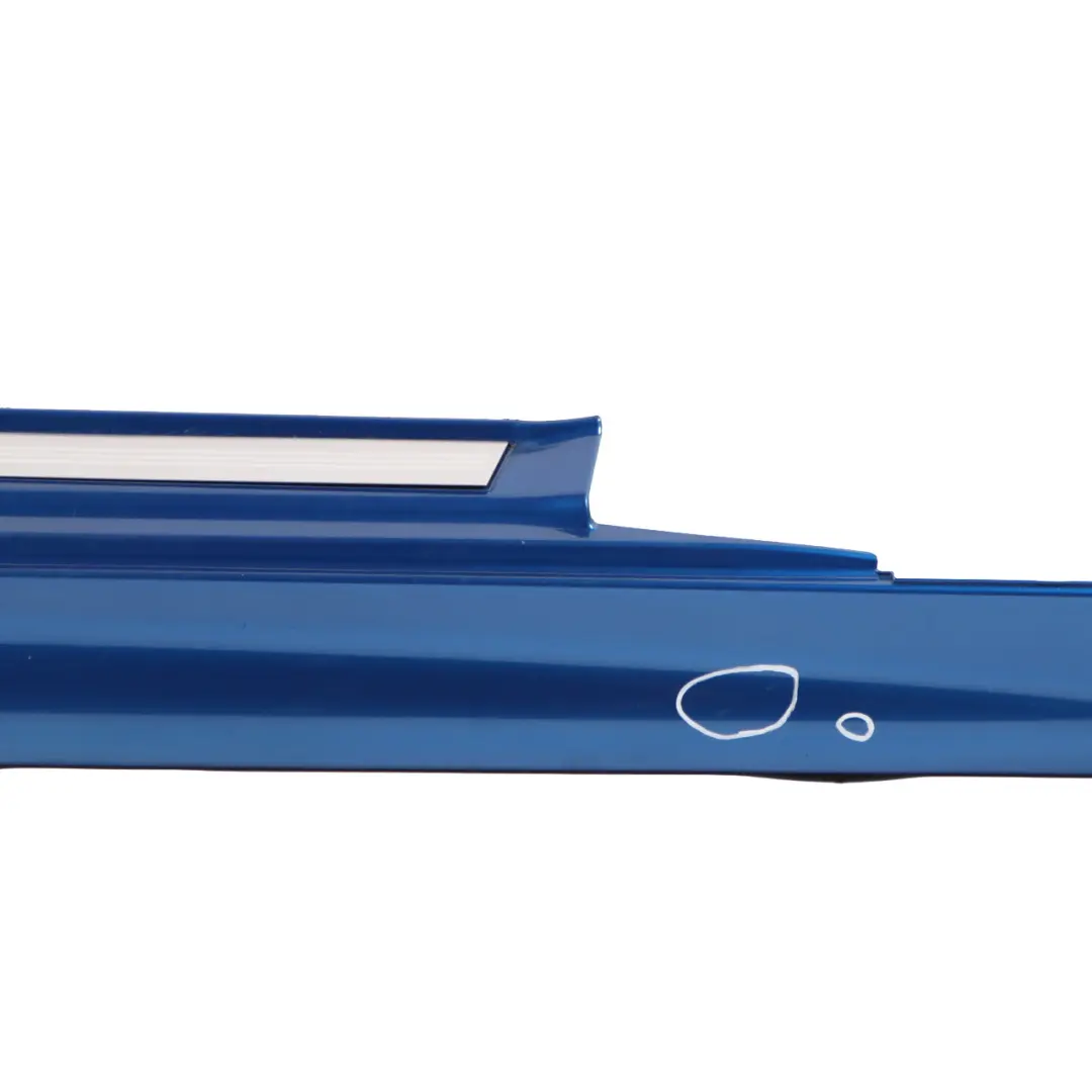 Side Skirt Cooper S Left N/S Sill Strip Cover Trim Panel Hyper Blue A28 to Mini R52 with Part number 1505863 Mini R52 Side Skirt Cooper S Left N/S Sill Strip Cover Trim Panel Hyper Blue A28 - SKU 7124375-HYB1 - Part number 1505863