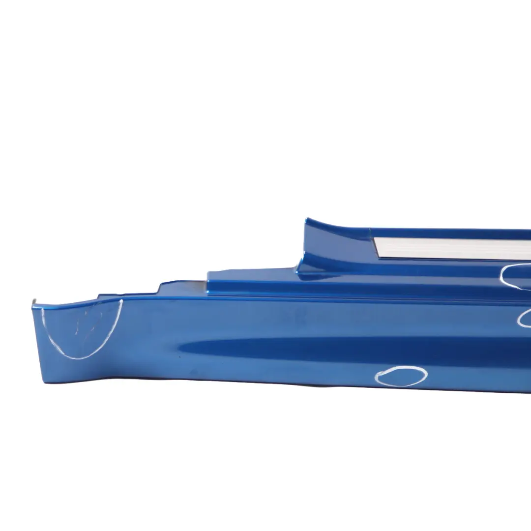 Side Skirt Cooper S Left N/S Sill Strip Cover Trim Panel Hyper Blue A28 to Mini R52 with Part number 1505863 Mini R52 Side Skirt Cooper S Left N/S Sill Strip Cover Trim Panel Hyper Blue A28 - SKU 7124375-HYB1 - Part number 1505863