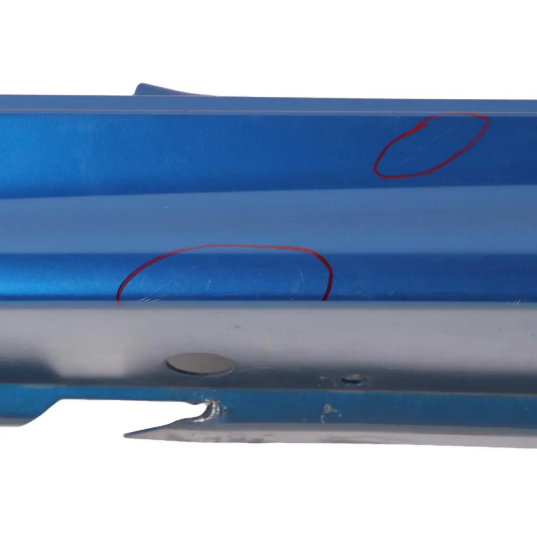 Mini R52 Side Skirt Right O/S Cooper S Cabrio Sill Cover Trim Hyper Blue - A28 - SKU 7124376-HYB - Part number 7124376
