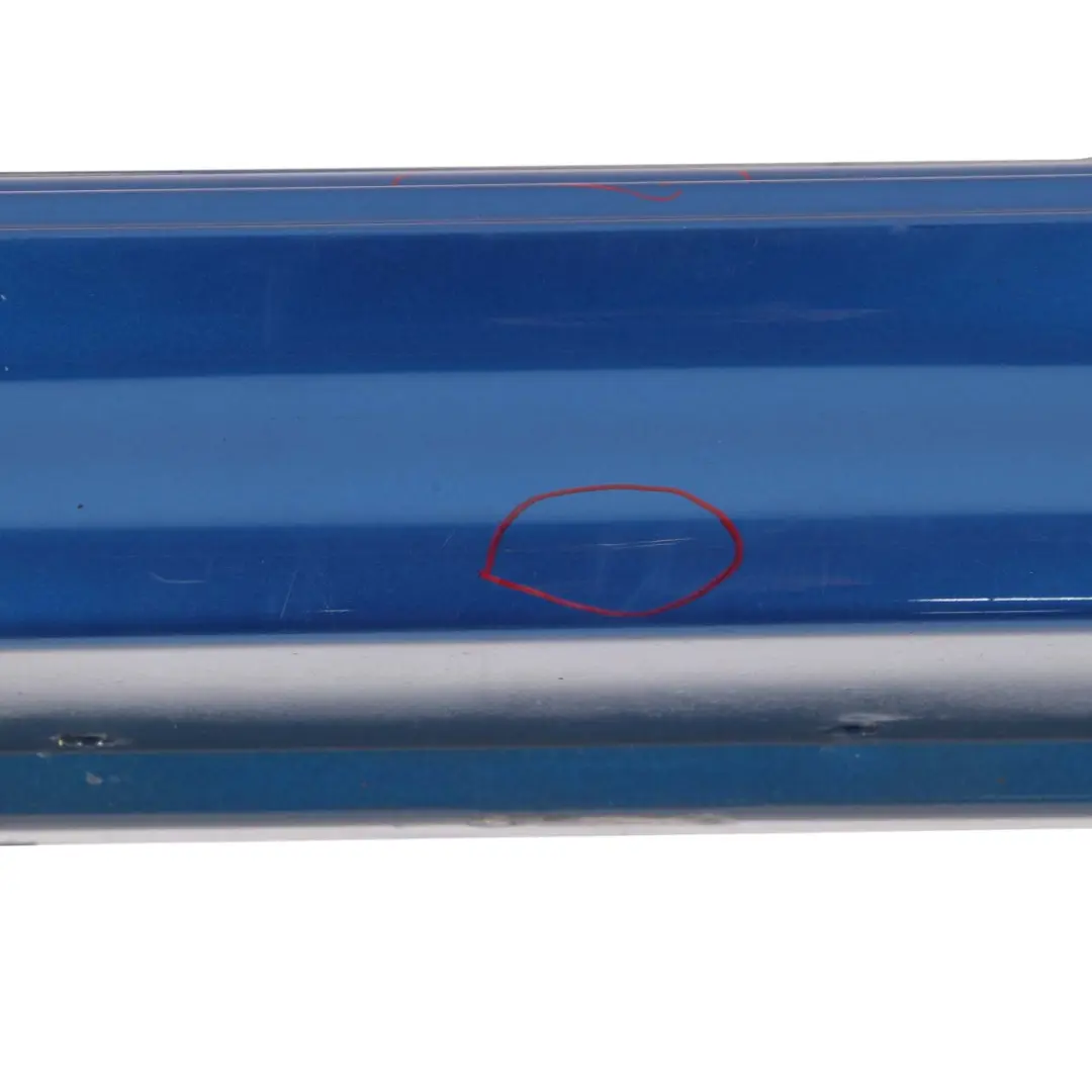 Side Skirt Right O/S Cooper S Cabrio Sill Cover Trim Hyper Blue - A28 to Mini R52 with Part number 7124376 Mini R52 Side Skirt Right O/S Cooper S Cabrio Sill Cover Trim Hyper Blue - A28 - SKU 7124376-HYB - Part number 7124376