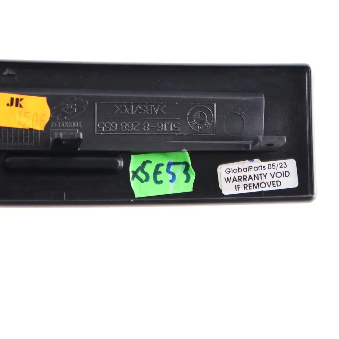 Dekorleiste Dosenhalter hinten Graphit 8268655 für BMW X5 er E53 mit Teilenummer 7124448 BMW X5 er E53 Dekorleiste Dosenhalter hinten Graphit 8268655 - SKU 7124448 - Teilenummer 7124448