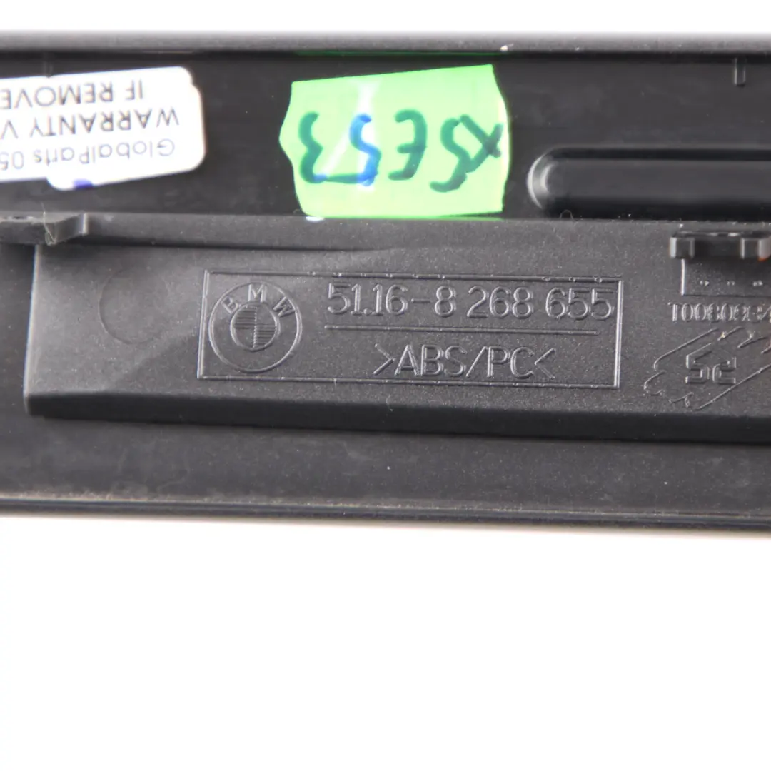 Dekorleiste Dosenhalter hinten Graphit 8268655 für BMW X5 er E53 mit Teilenummer 7124448 BMW X5 er E53 Dekorleiste Dosenhalter hinten Graphit 8268655 - SKU 7124448 - Teilenummer 7124448