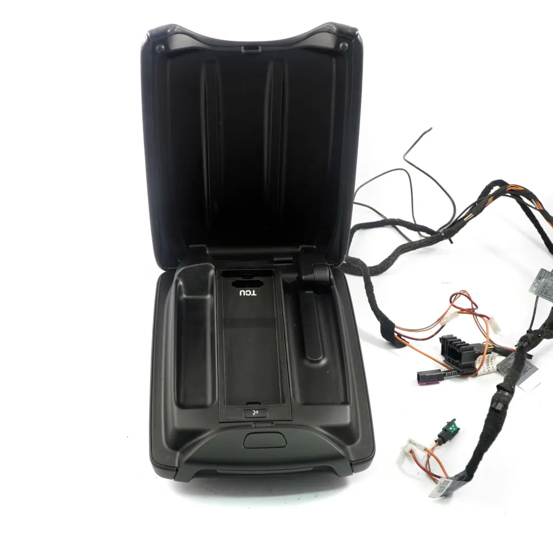 Centre Console Arm Rest Armrest Telephone Leather Black to BMW X5 Series E53 with Part number 7124494 BMW X5 Series E53 Centre Console Arm Rest Armrest Telephone Leather Black - SKU 7124494 - Part number 7124494