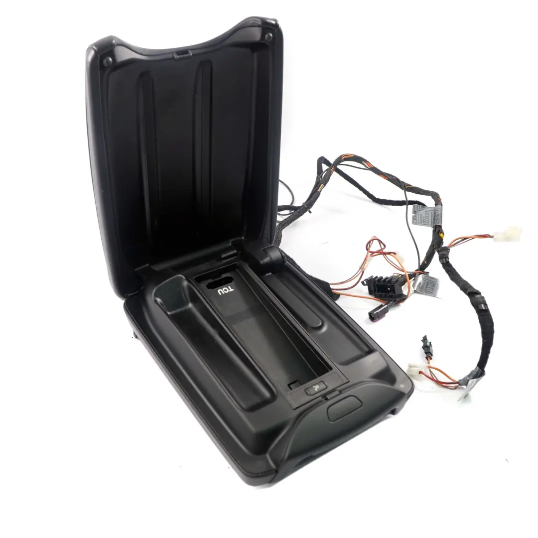 BMW X5 Series E53 Centre Console Arm Rest Armrest Telephone Leather Black - SKU 7124494 - Part number 7124494