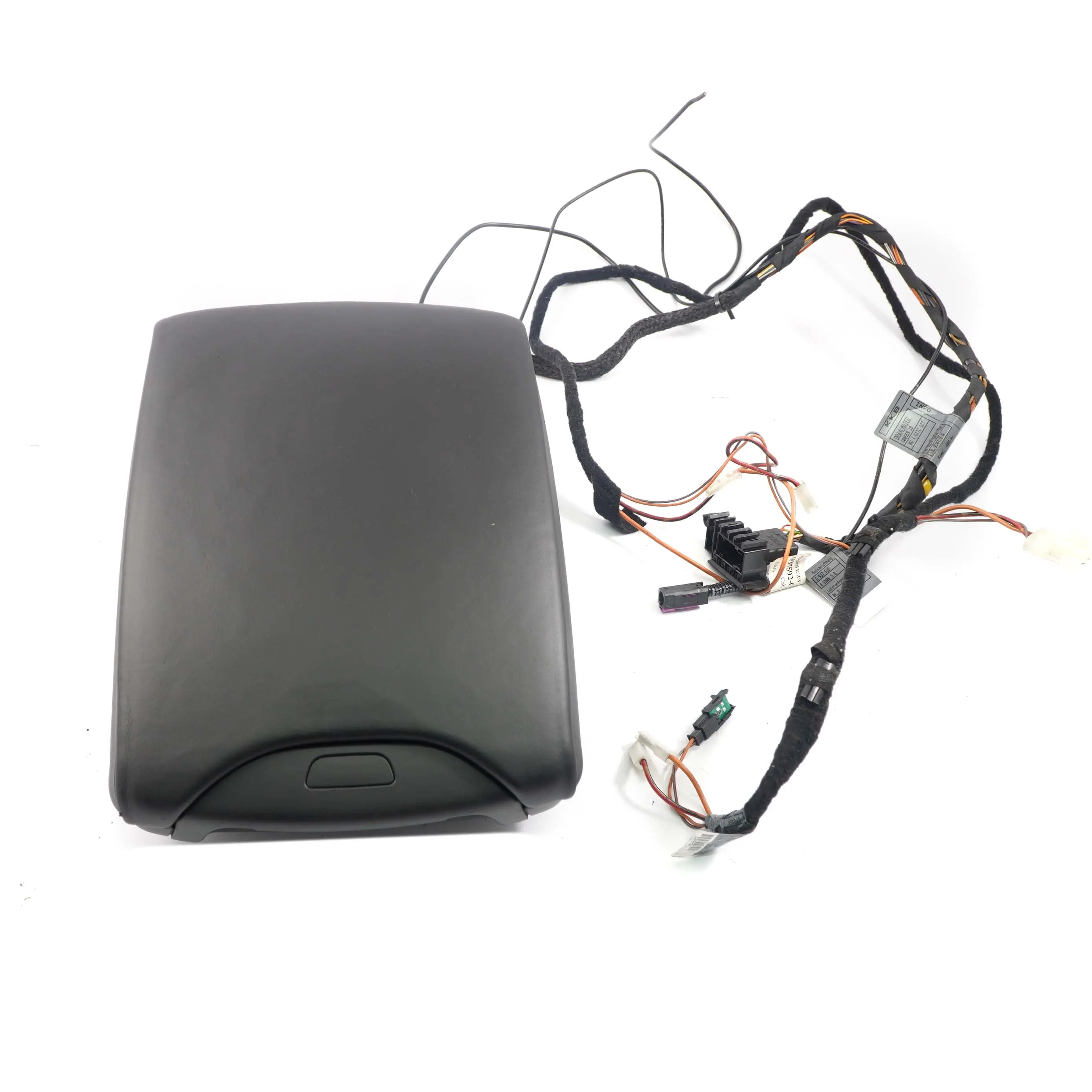 BMW X5 Series E53 Centre Console Arm Rest Armrest Telephone Leather Black