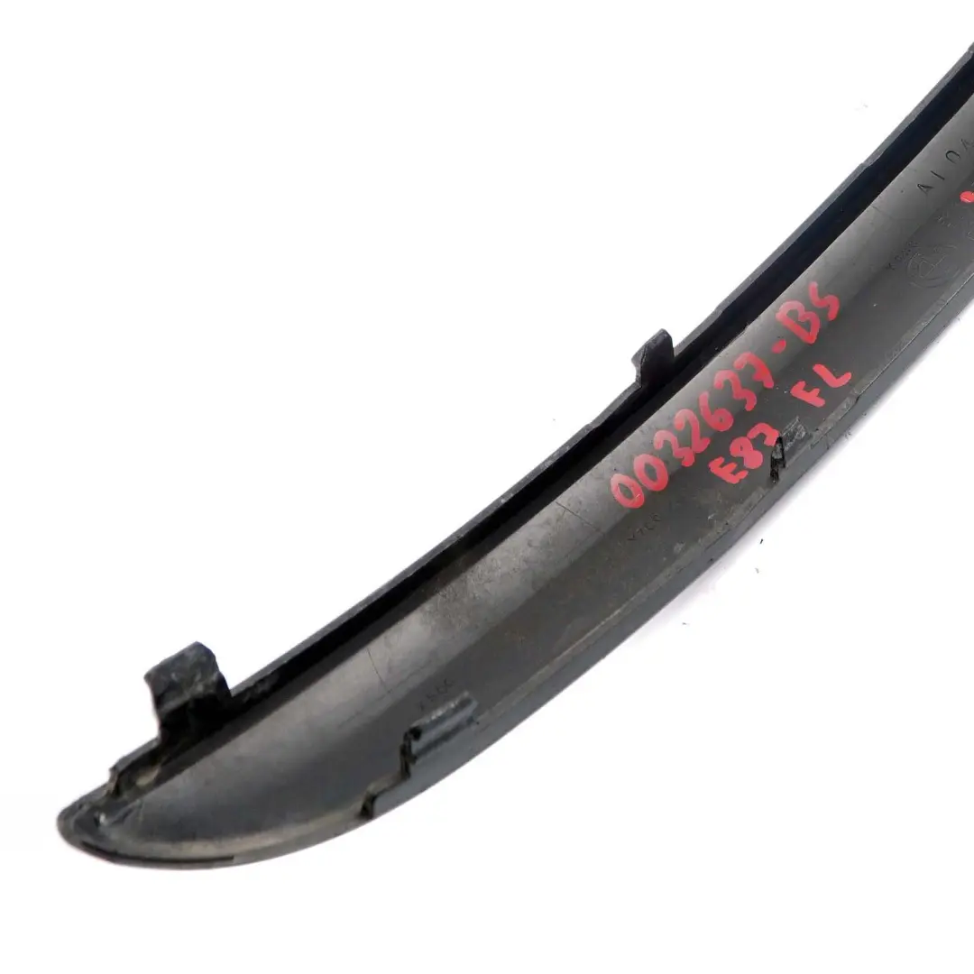 Bumper Guard Trim Strip Left N/S Black Sapphire 475 BMW 1 Series E87 - SKU 7124499-BS - Part number 7124499
