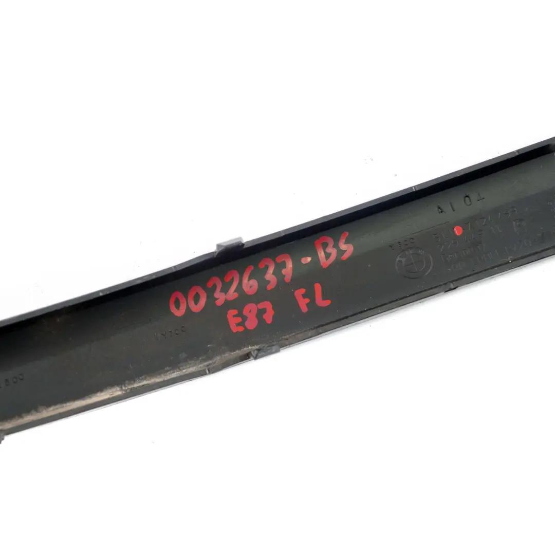 Bumper Guard Trim Strip Left N/S Black Sapphire 475 BMW 1 Series E87 - SKU 7124499-BS - Part number 7124499