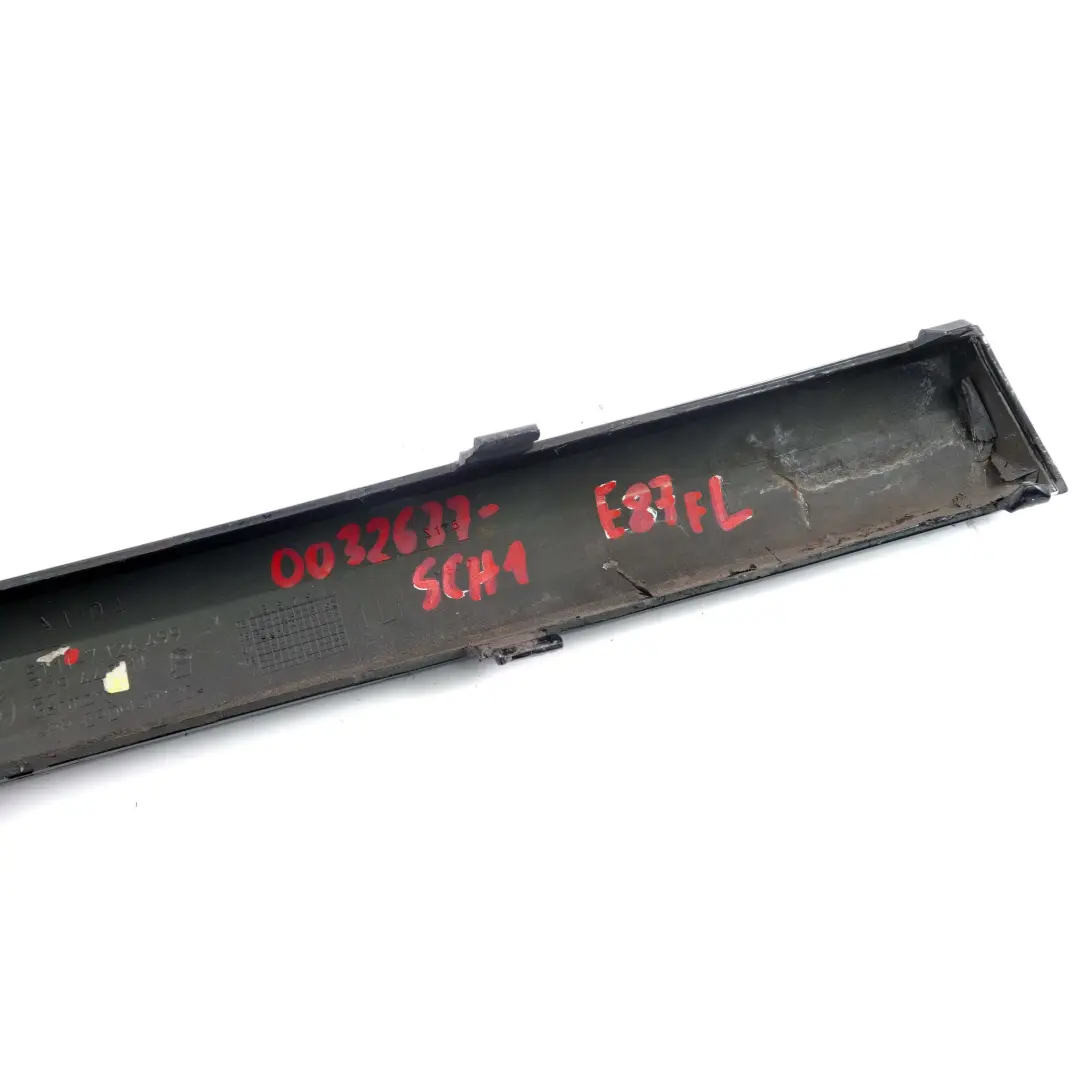 BMW 1 er E87 Stoßstange Stossleiste Vorne Links Schwarz 2 - 668 - SKU 7124499-SCH1 - Teilenummer 7124499