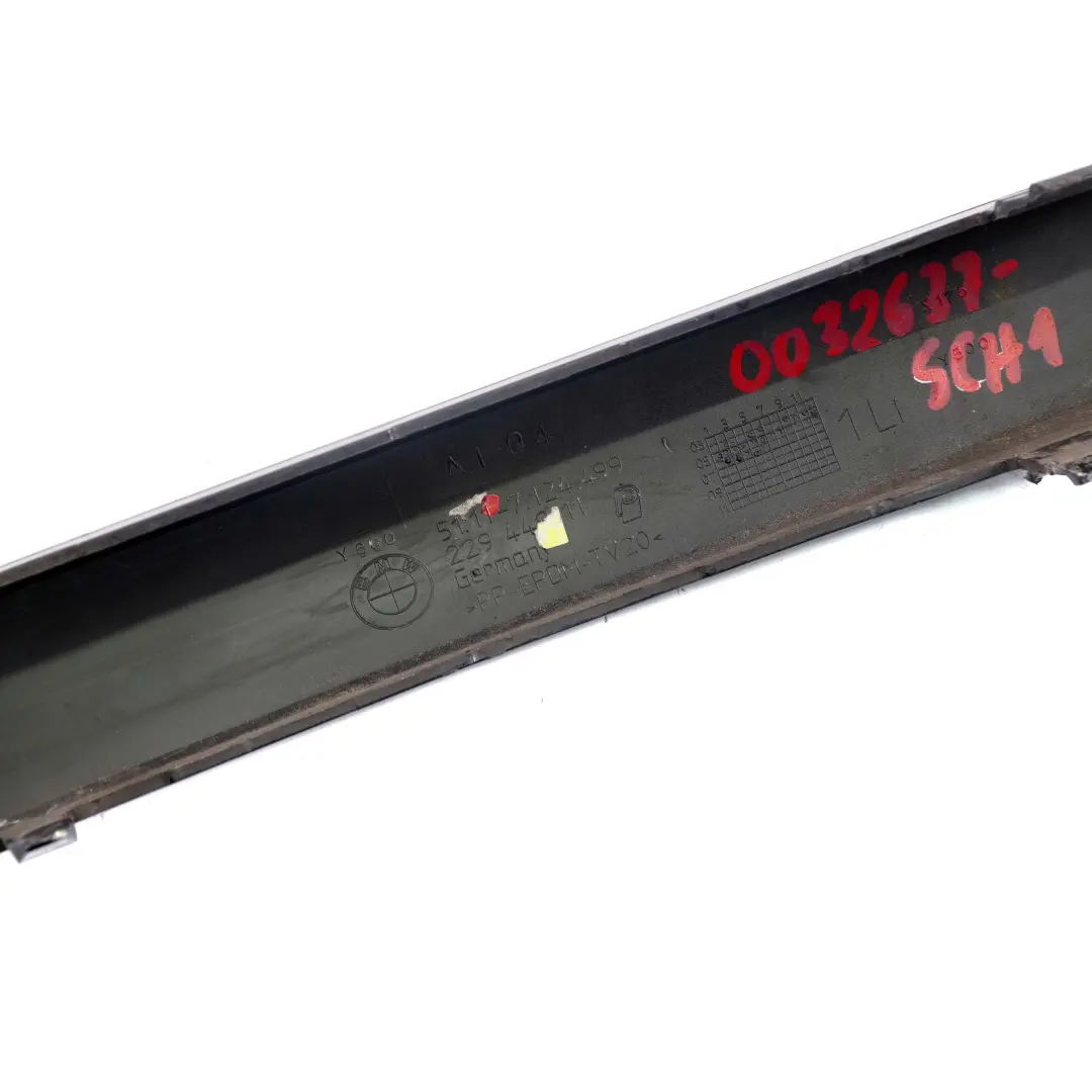 BMW 1 er E87 Stoßstange Stossleiste Vorne Links Schwarz 2 - 668 - SKU 7124499-SCH1 - Teilenummer 7124499