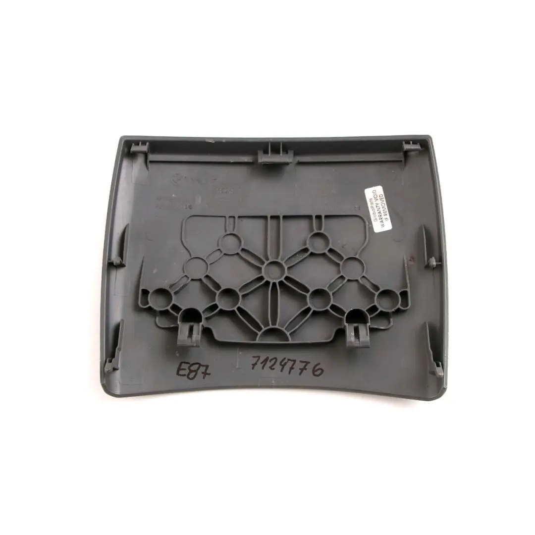 BMW 1 Series E87 Cover Centre Console Rear Trim Alaska Grey 7068730 - SKU 7124776 - Part number 7124776