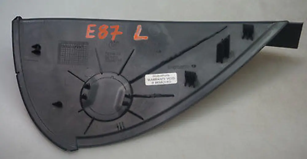 BMW 1 Series E87 Passengers Dash Trim Cover Panel Cover Left Black N/S - SKU 7124779 - Part number 7124779